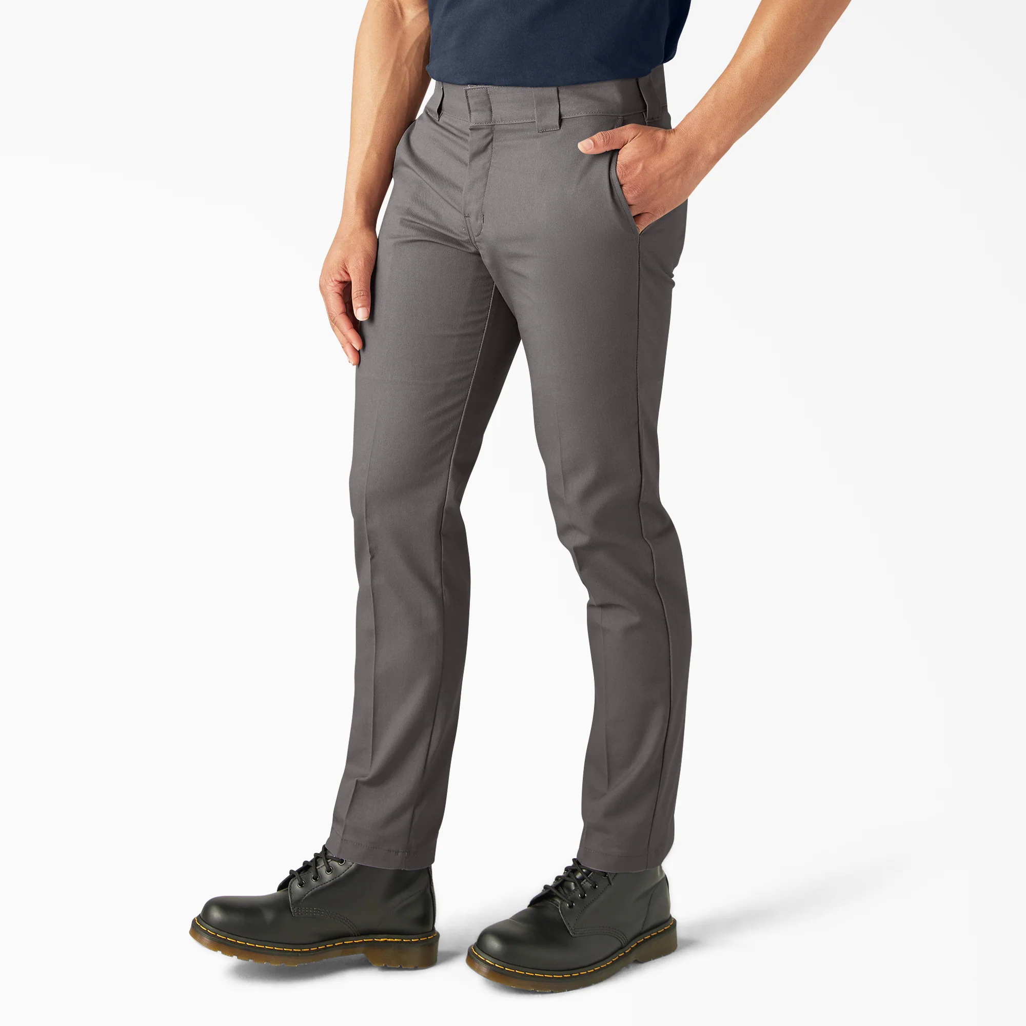 FLEX Slim Fit Tapered Leg Multi-Use Pocket Work Pants - Image 3