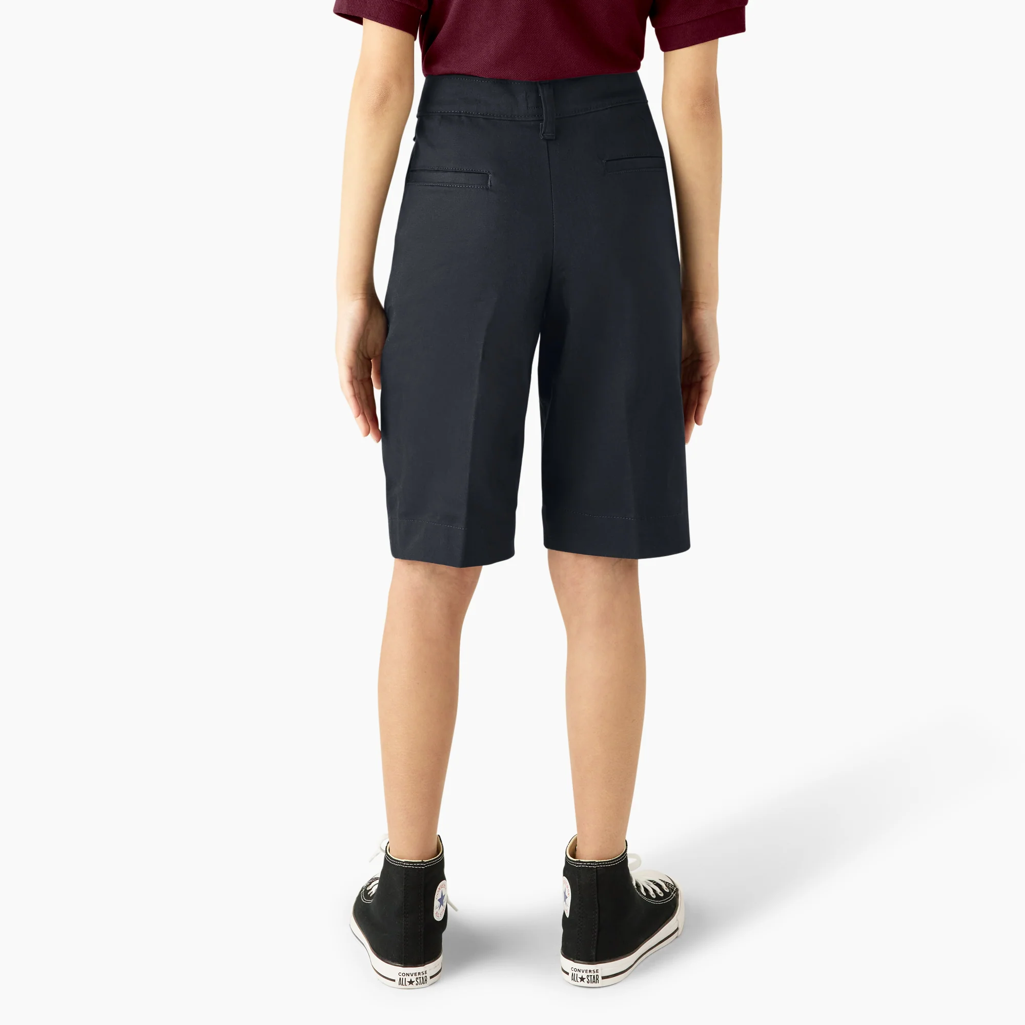 Girls' Classic Fit Bermuda Shorts, 4-20 - Image 2