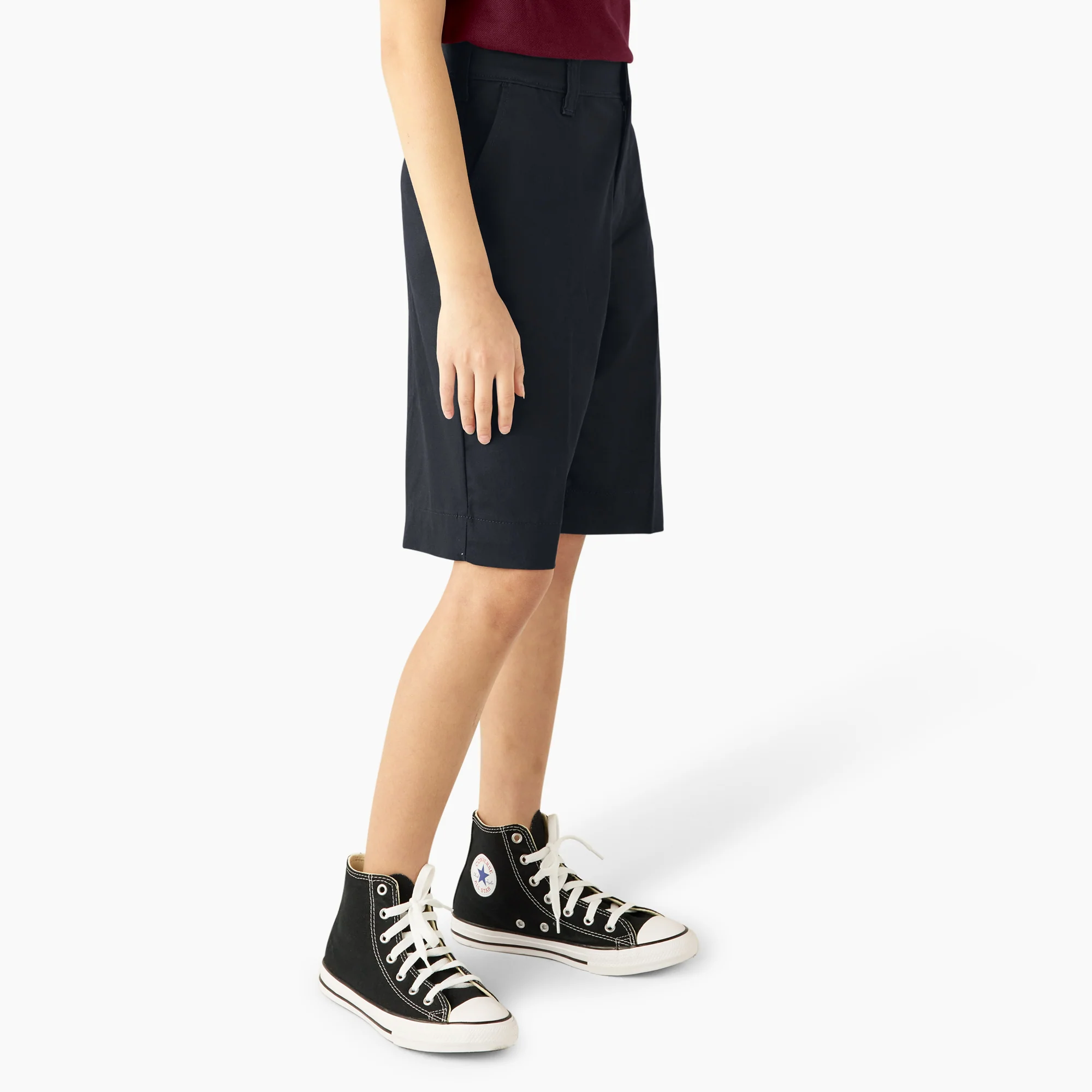 Girls' Classic Fit Bermuda Shorts, 4-20 - Image 3