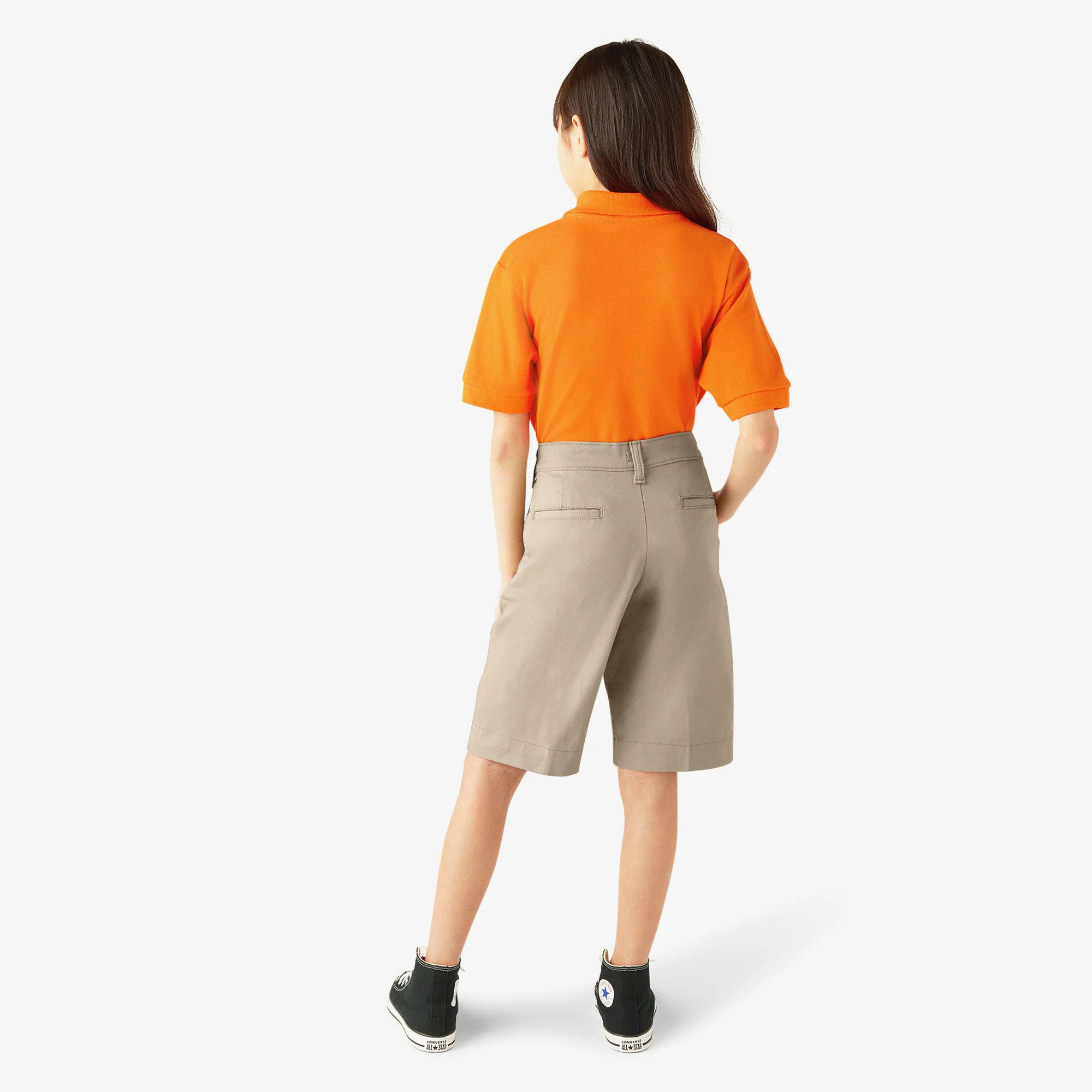 Girls' Classic Fit Bermuda Shorts, 4-20 - Image 5