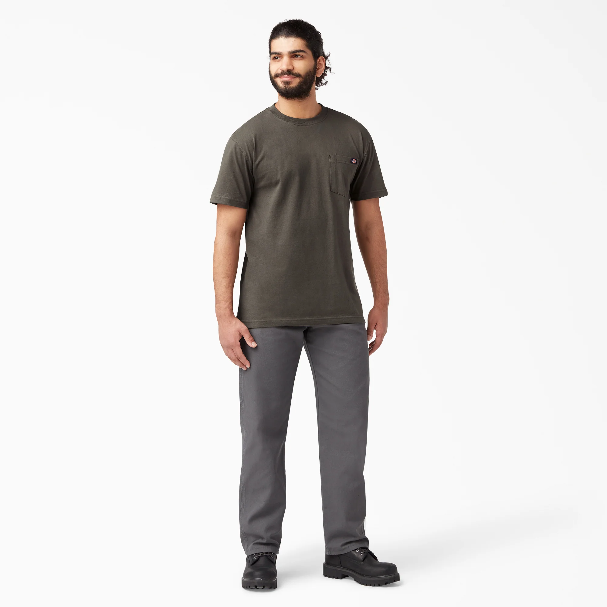 Heavyweight Short Sleeve Pocket T-Shirt - Image 4