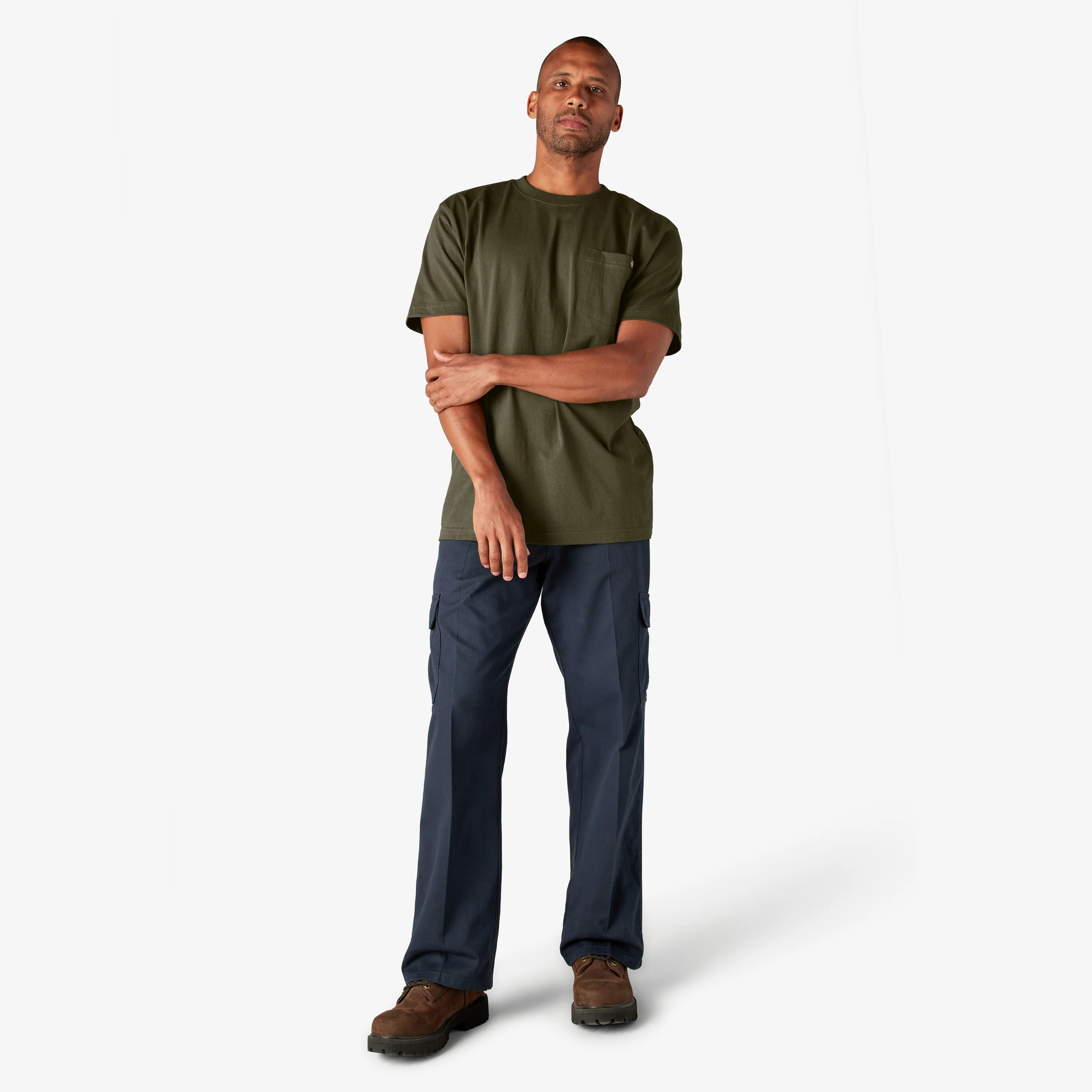 Heavyweight Short Sleeve Pocket T-Shirt - Image 5