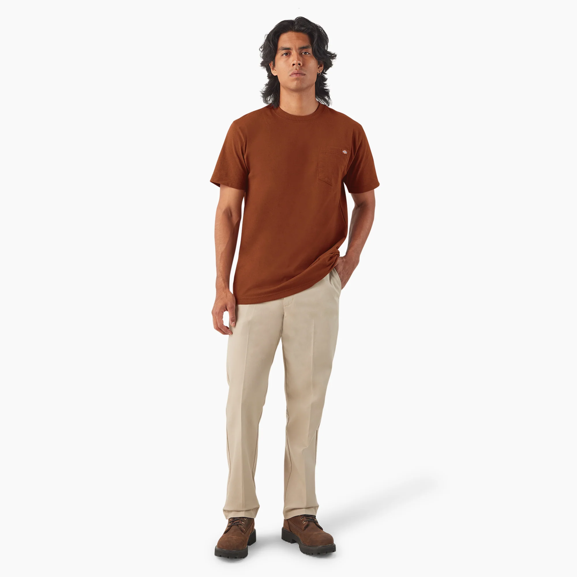 Heavyweight Short Sleeve Pocket T-Shirt - Image 4