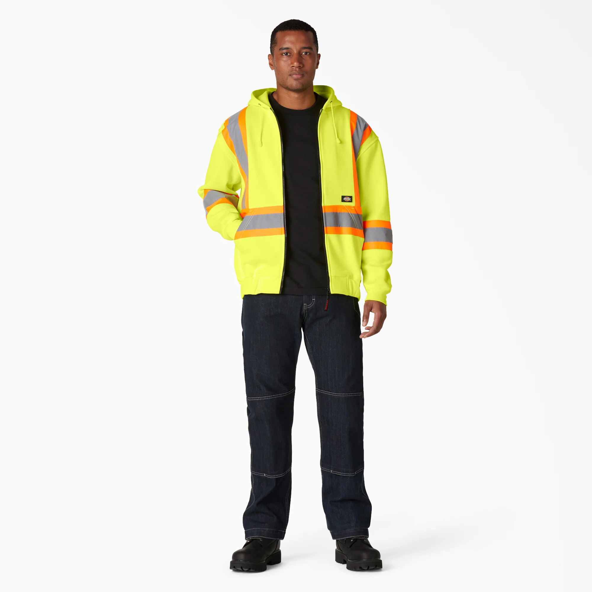 Hi Vis Safety Hoodie - Image 4