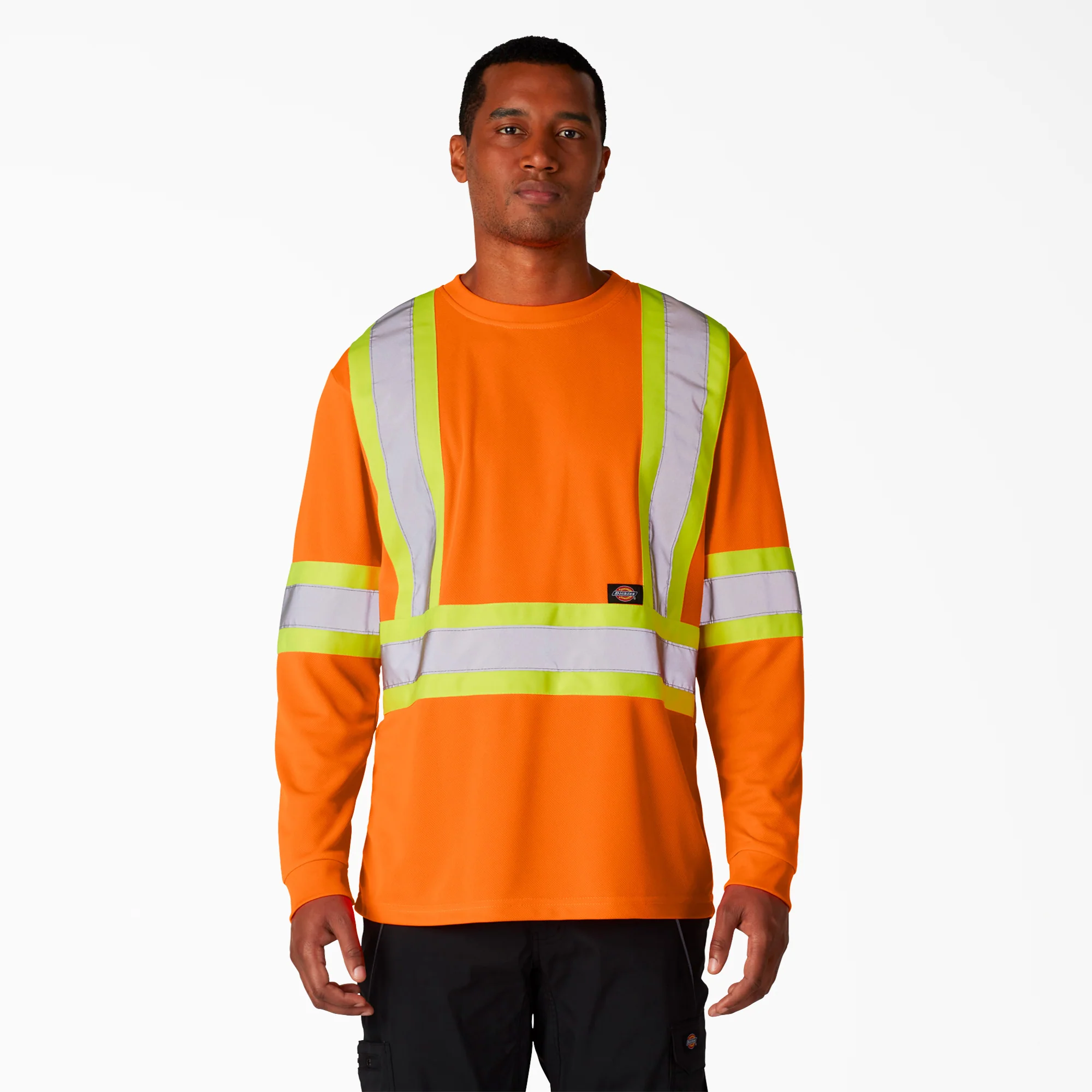 Hi Vis Safety Long Sleeve T-Shirt - Image 6