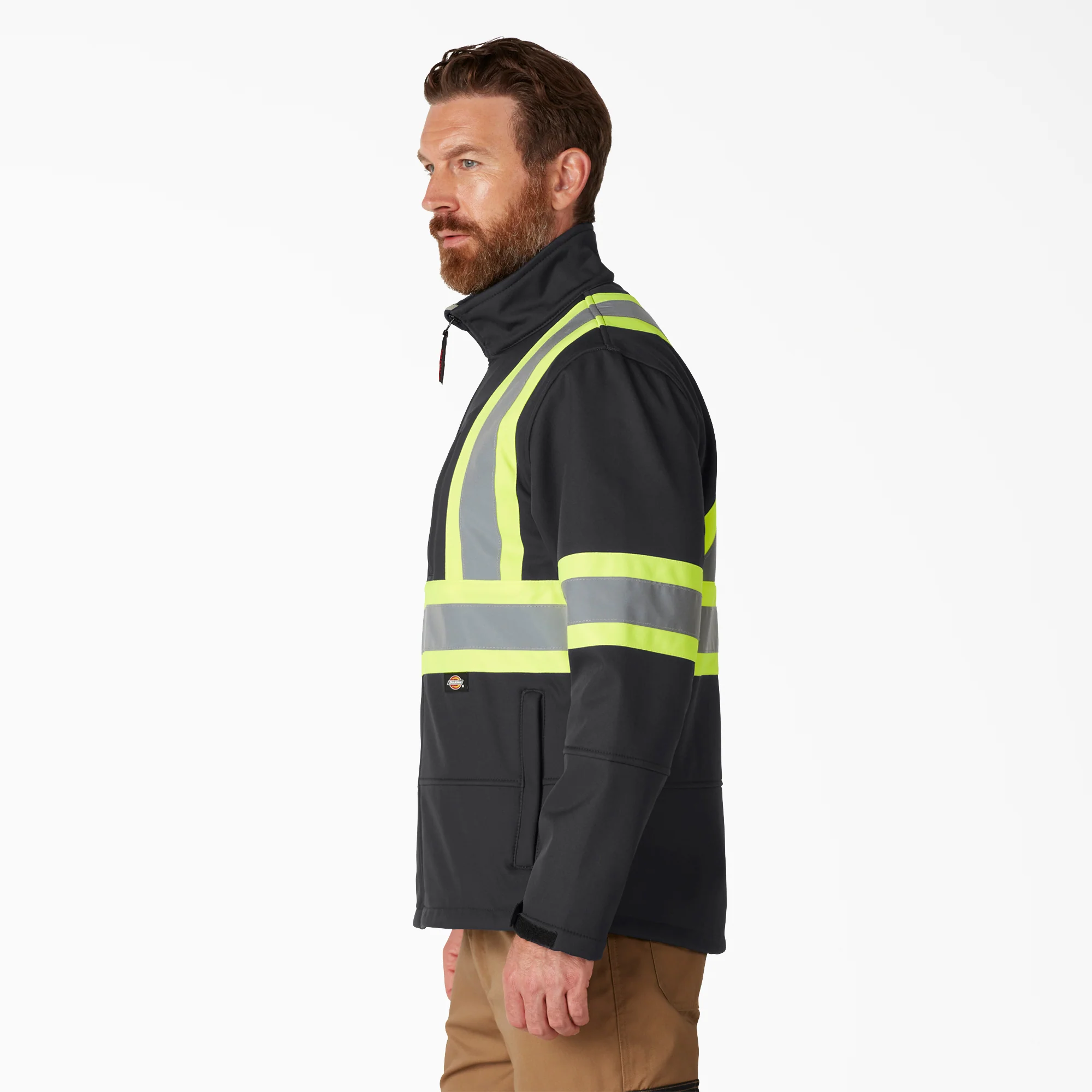 Hi Vis Safety Softshell Jacket - Image 3