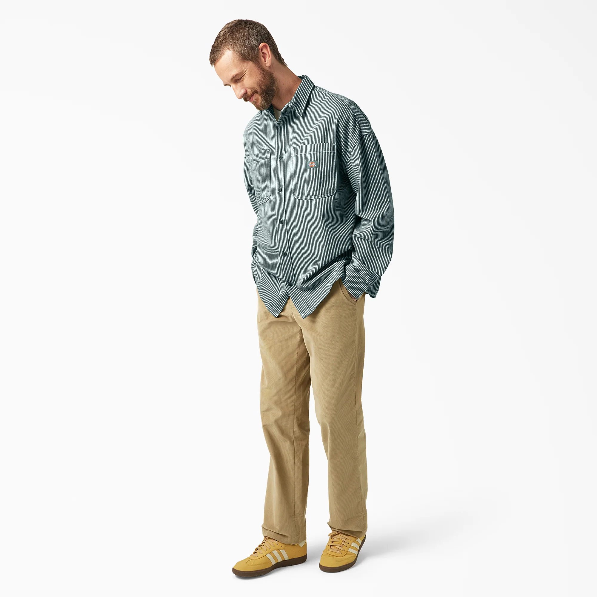 Hickory Stripe Button-Up Shirt - Image 4