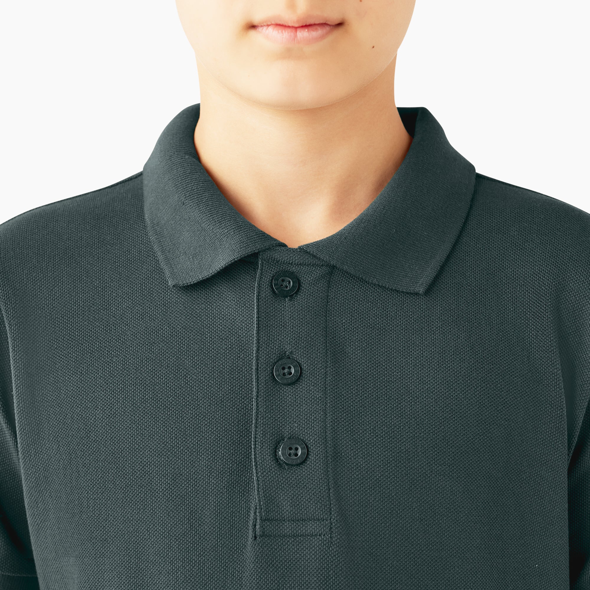 Kids' Piqué Short Sleeve Polo - Image 6