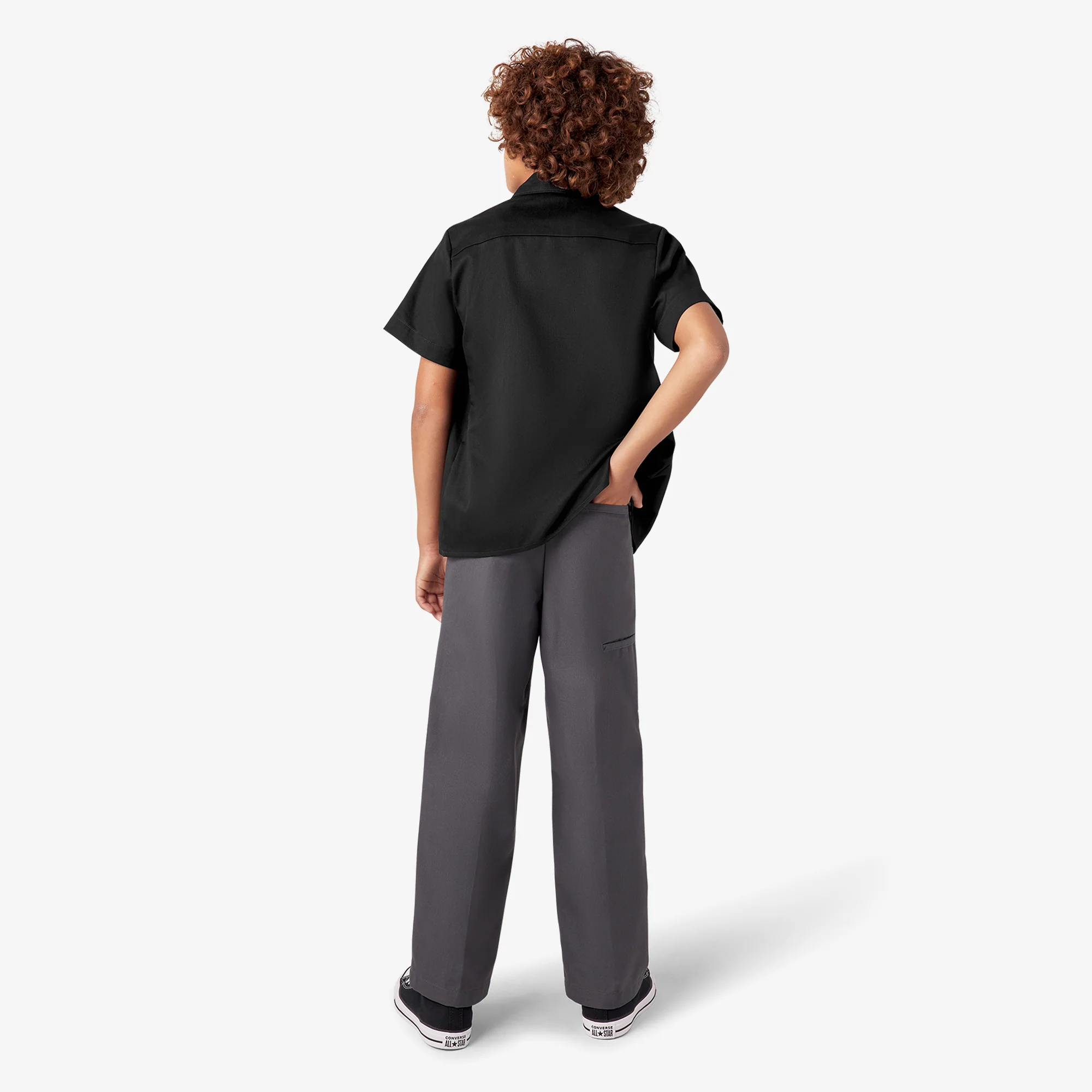 Kids’ Short Sleeve Work Shirt - Image 6
