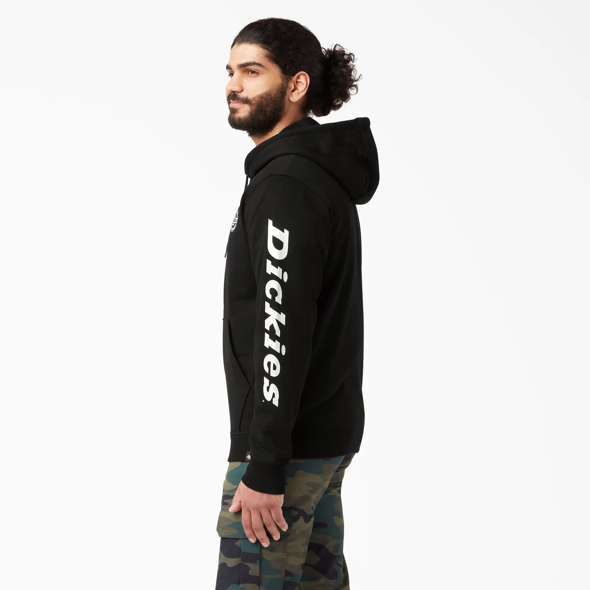 Logo Sleeve Fleece Hoodie - Image 3