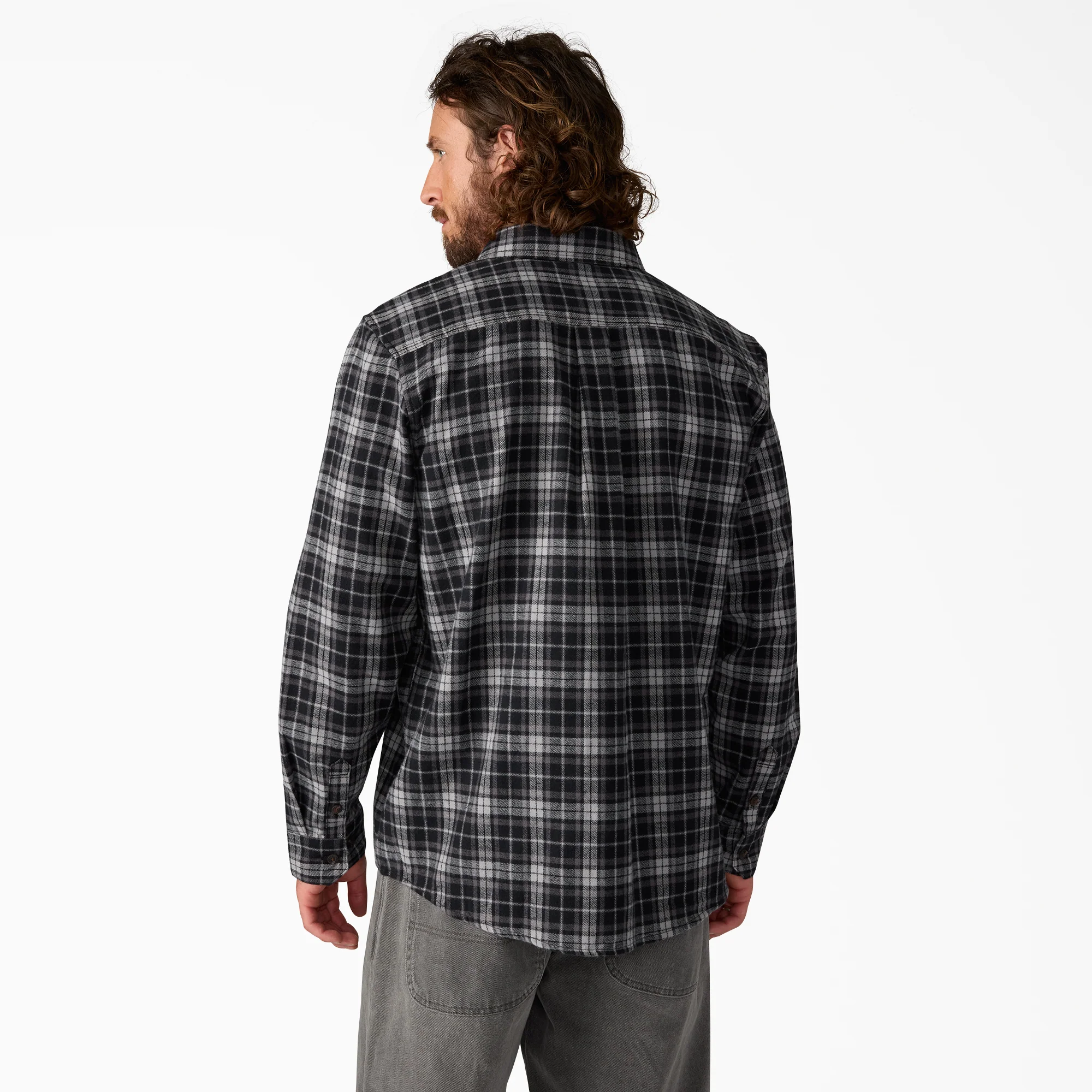 Long Sleeve Flannel Work Shirt - Image 2