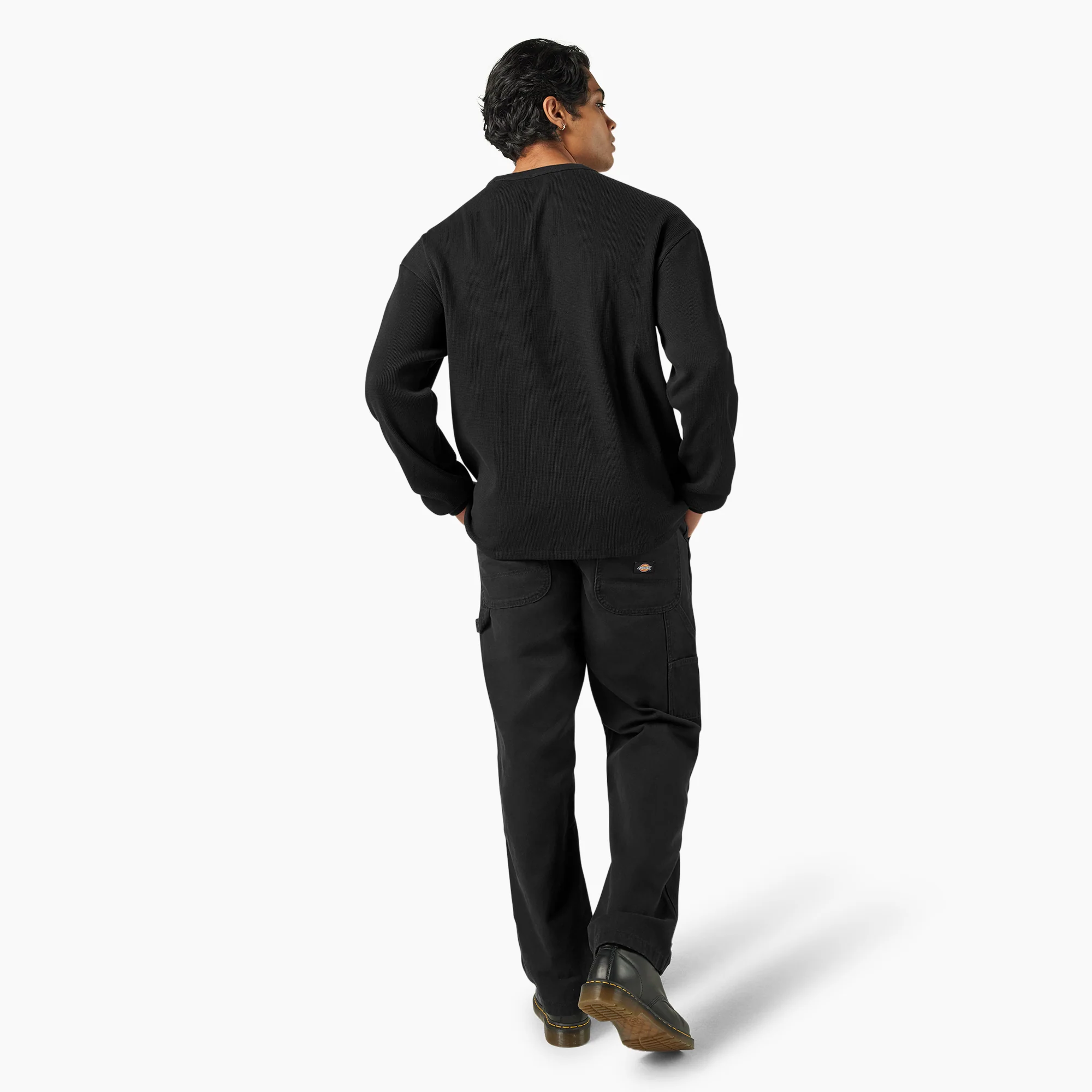 Long Sleeve Waffle Shirt - Image 5