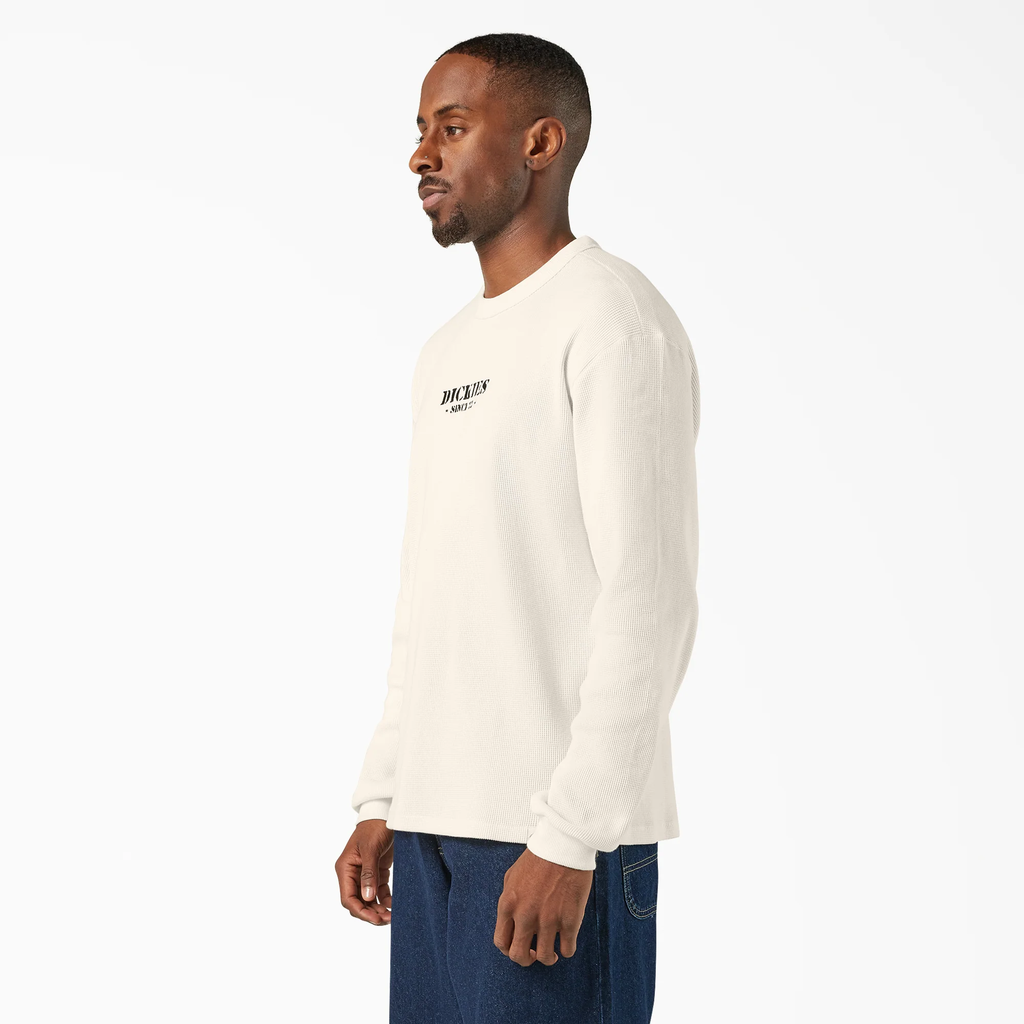 Long Sleeve Waffle Shirt - Image 3