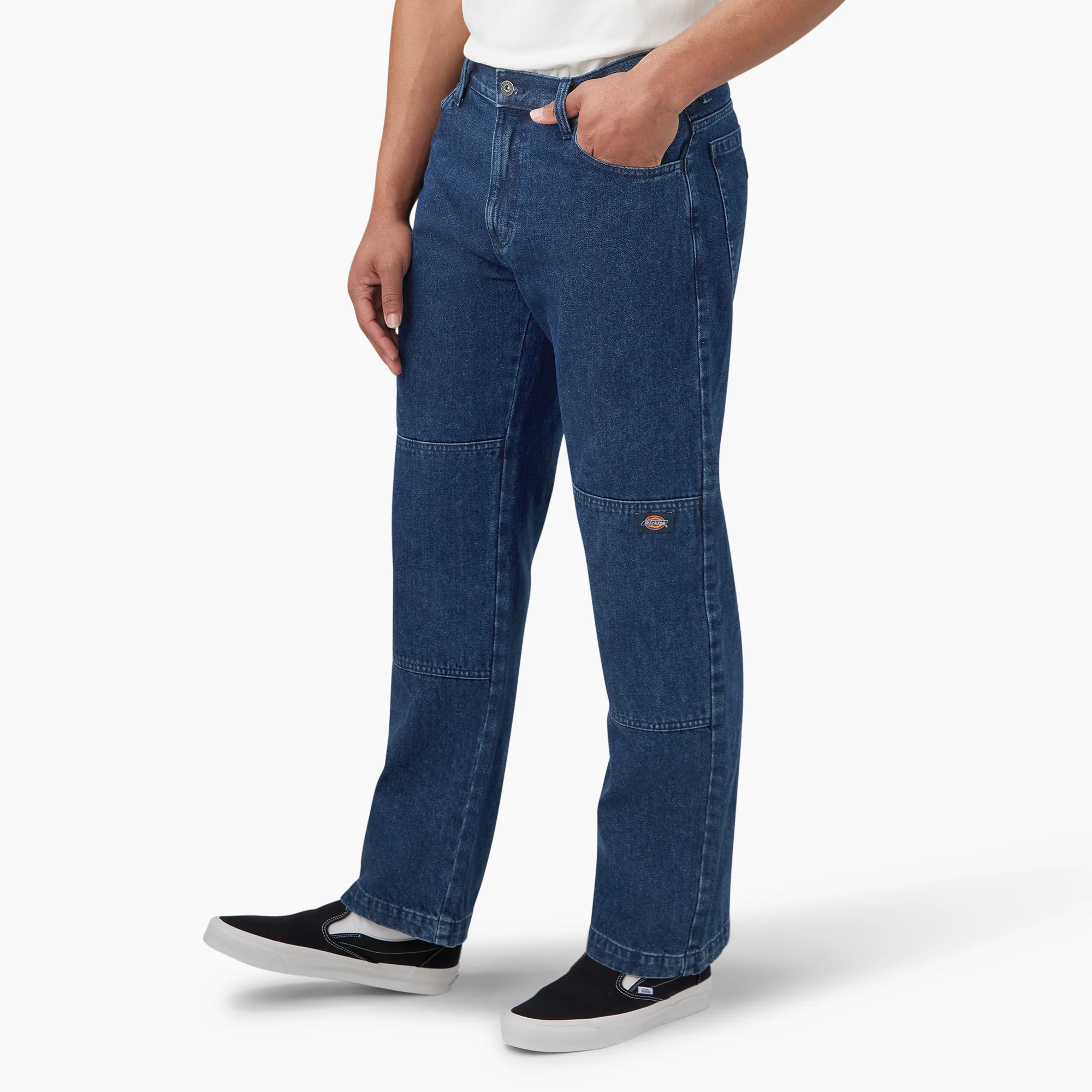 Loose Fit Double Knee Jeans - Image 3
