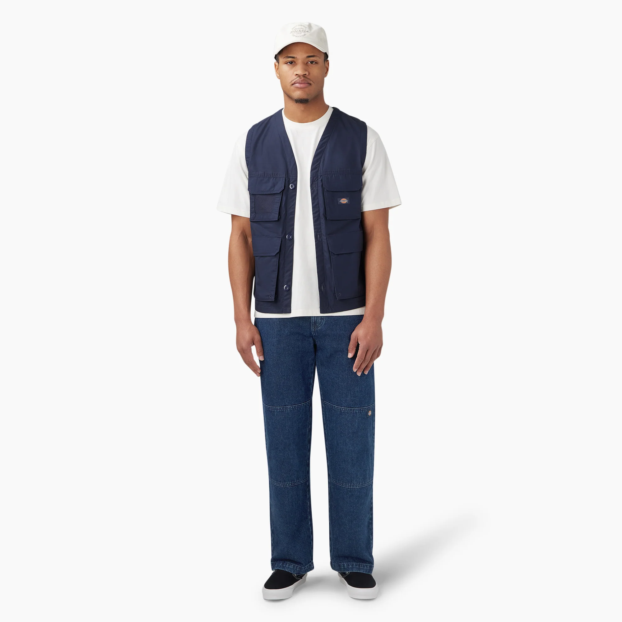 Loose Fit Double Knee Jeans - Image 5