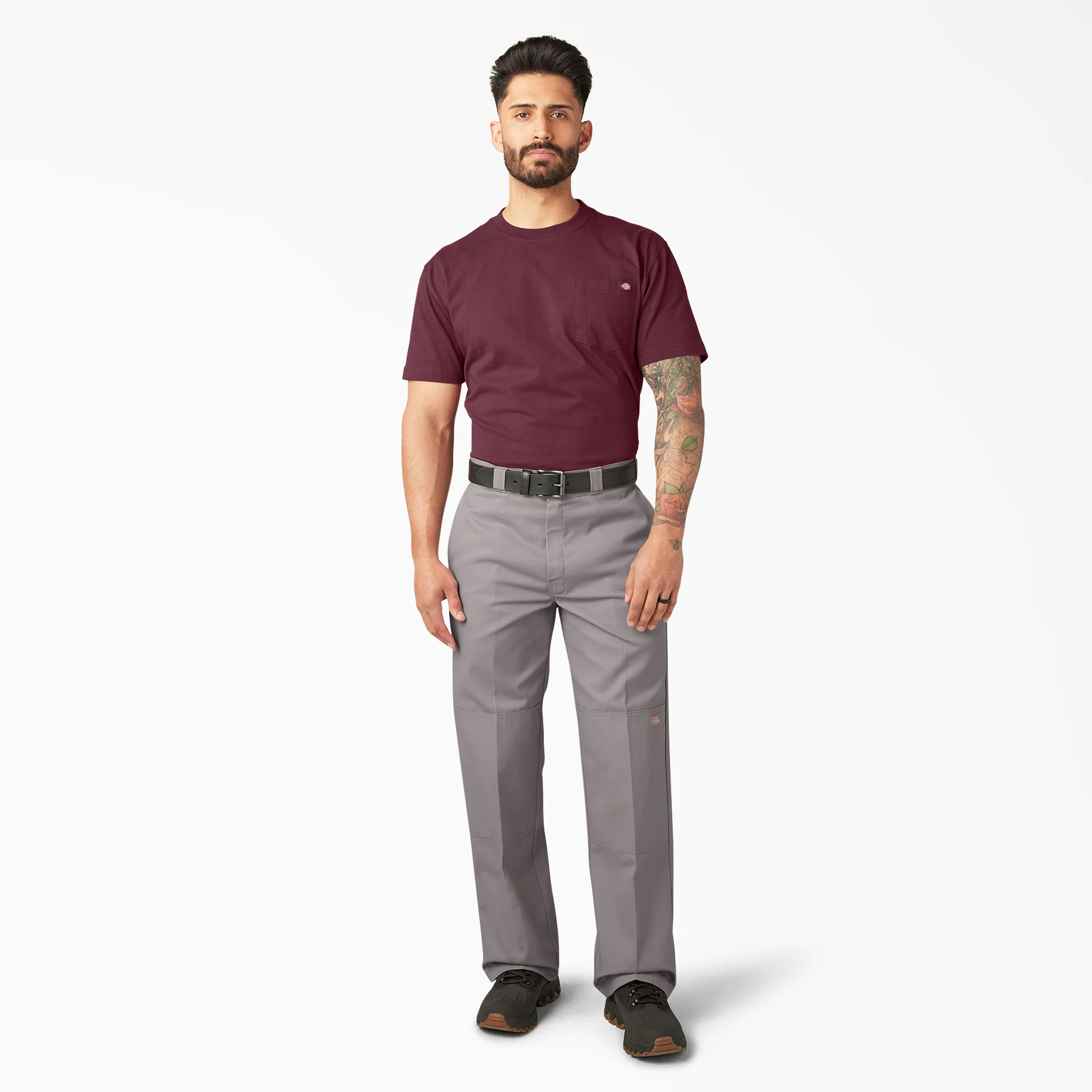 Loose Fit Double Knee Work Pants - Image 5