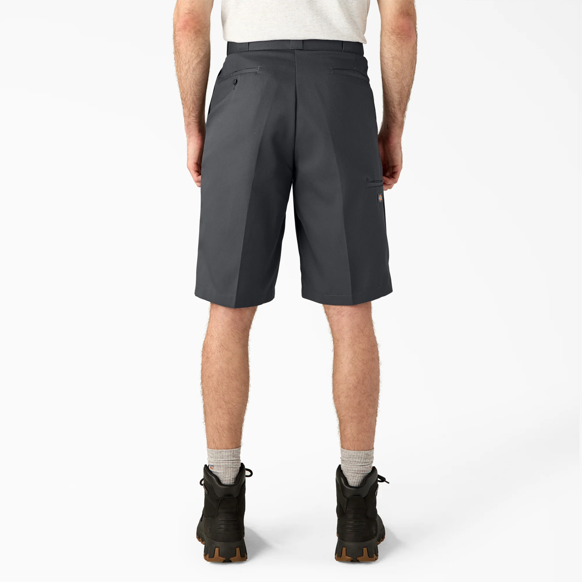 Loose Fit Flat Front Work Shorts, 13" - Image 2