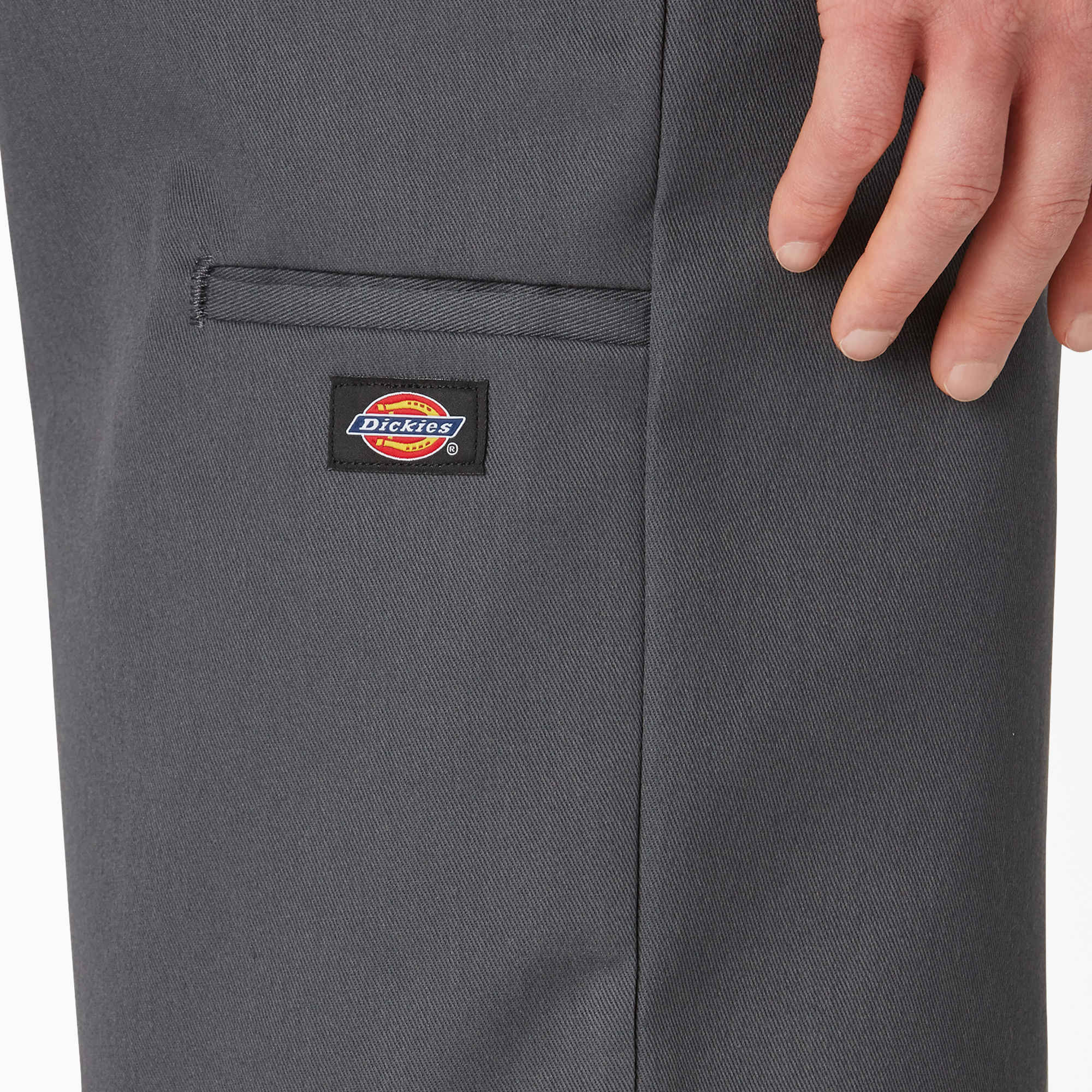 Loose Fit Flat Front Work Shorts, 13" - Image 4