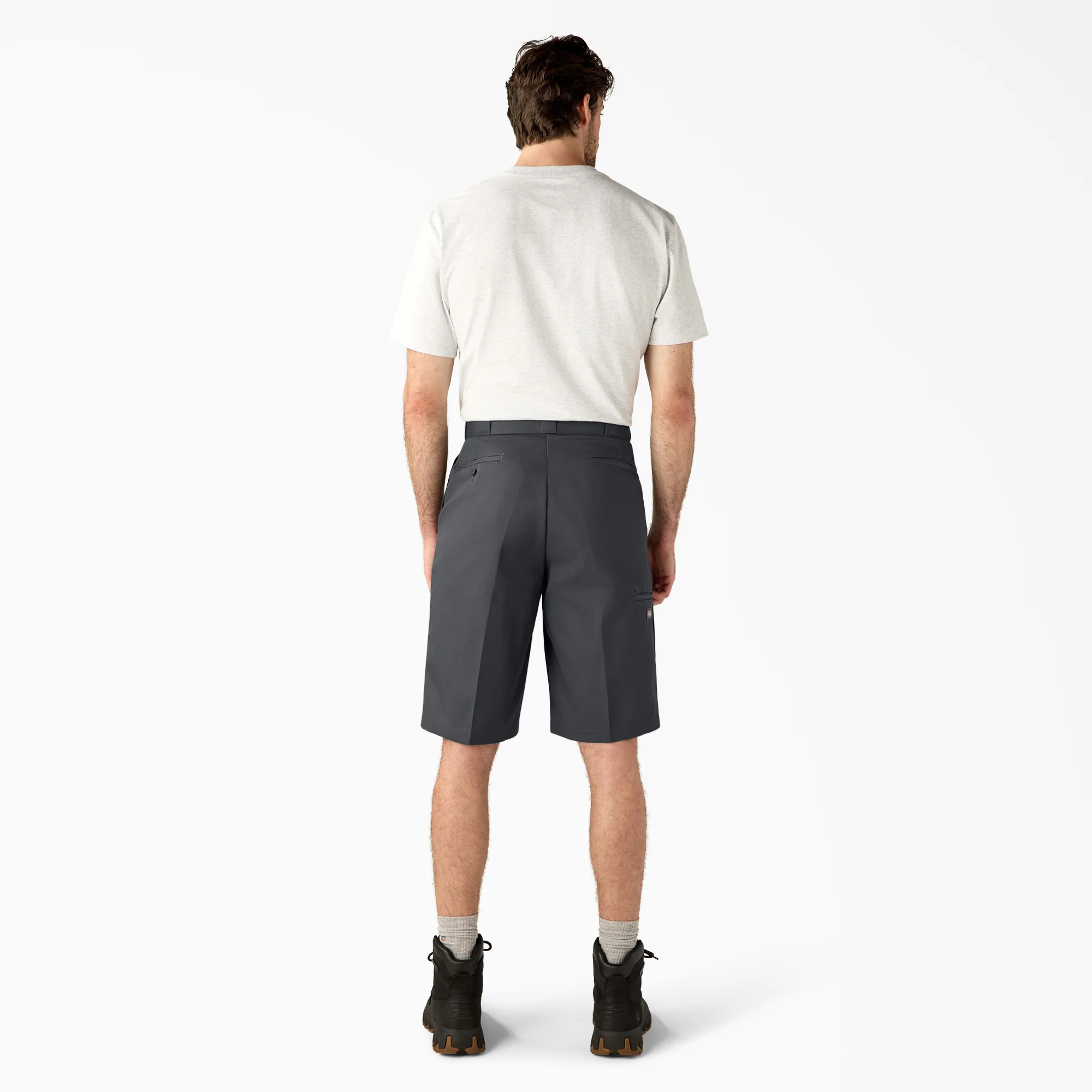 Loose Fit Flat Front Work Shorts, 13" - Image 6