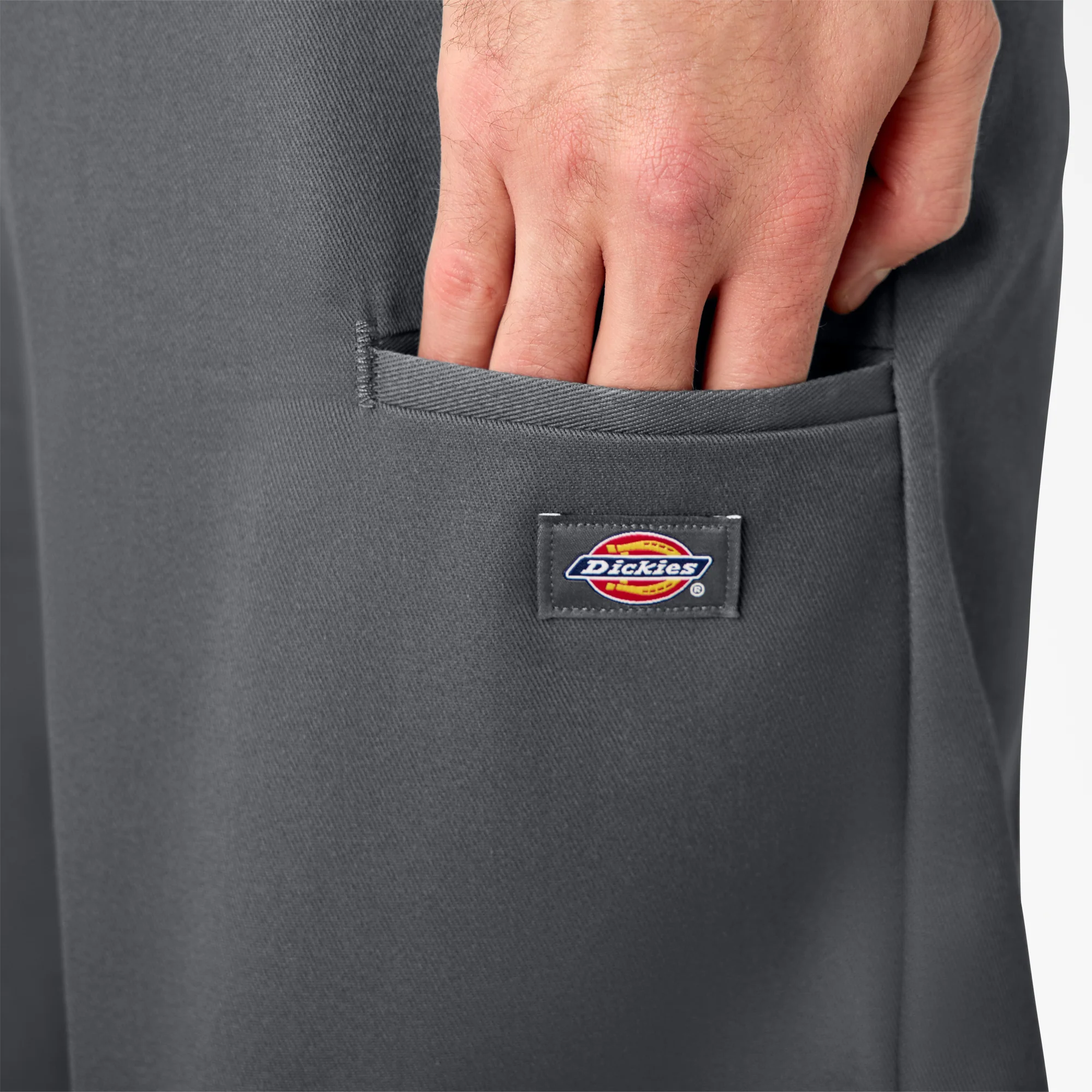 Loose Fit Flat Front Work Shorts, 13" - Image 8