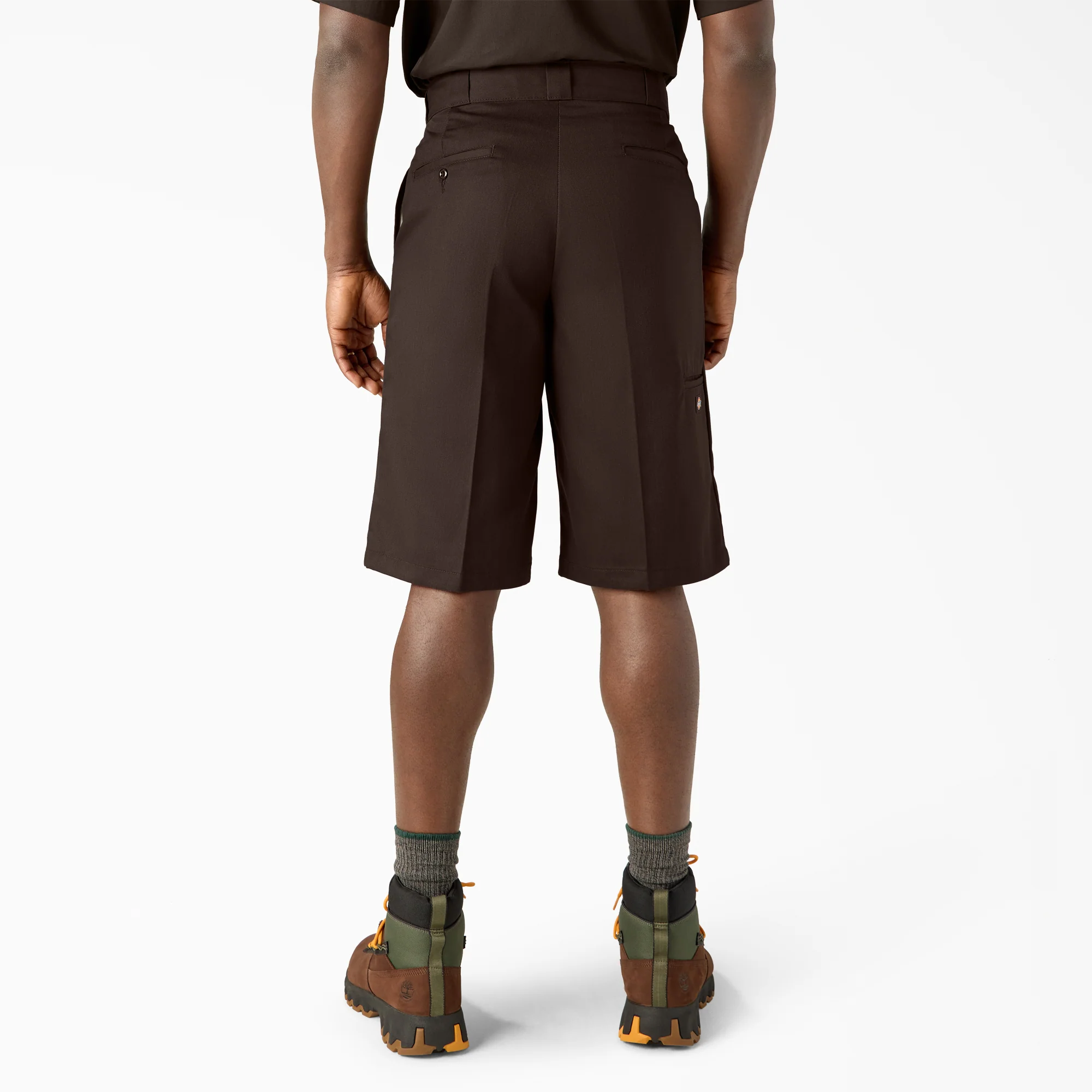 Loose Fit Flat Front Work Shorts, 13" - Image 2