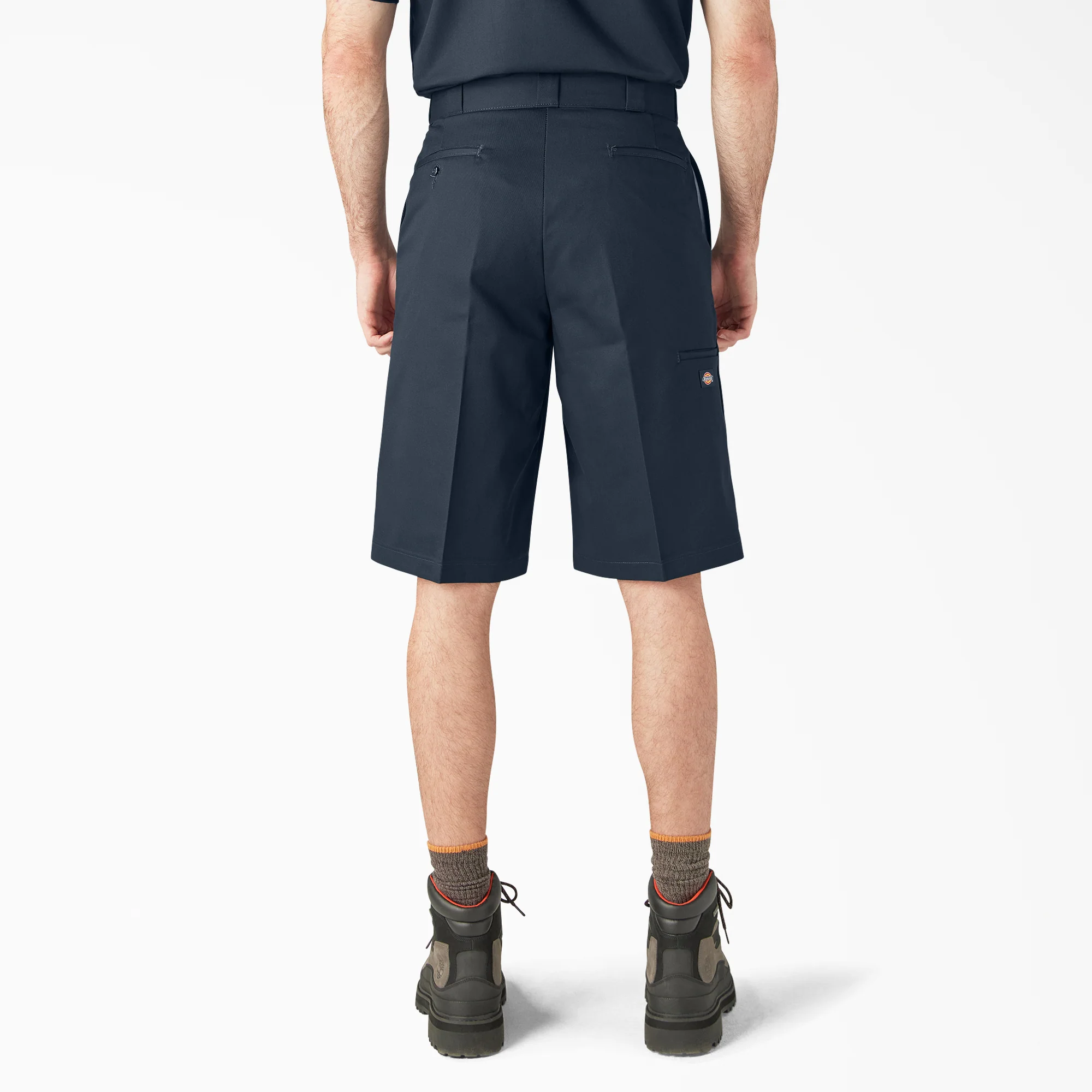 Loose Fit Flat Front Work Shorts, 13" - Image 2