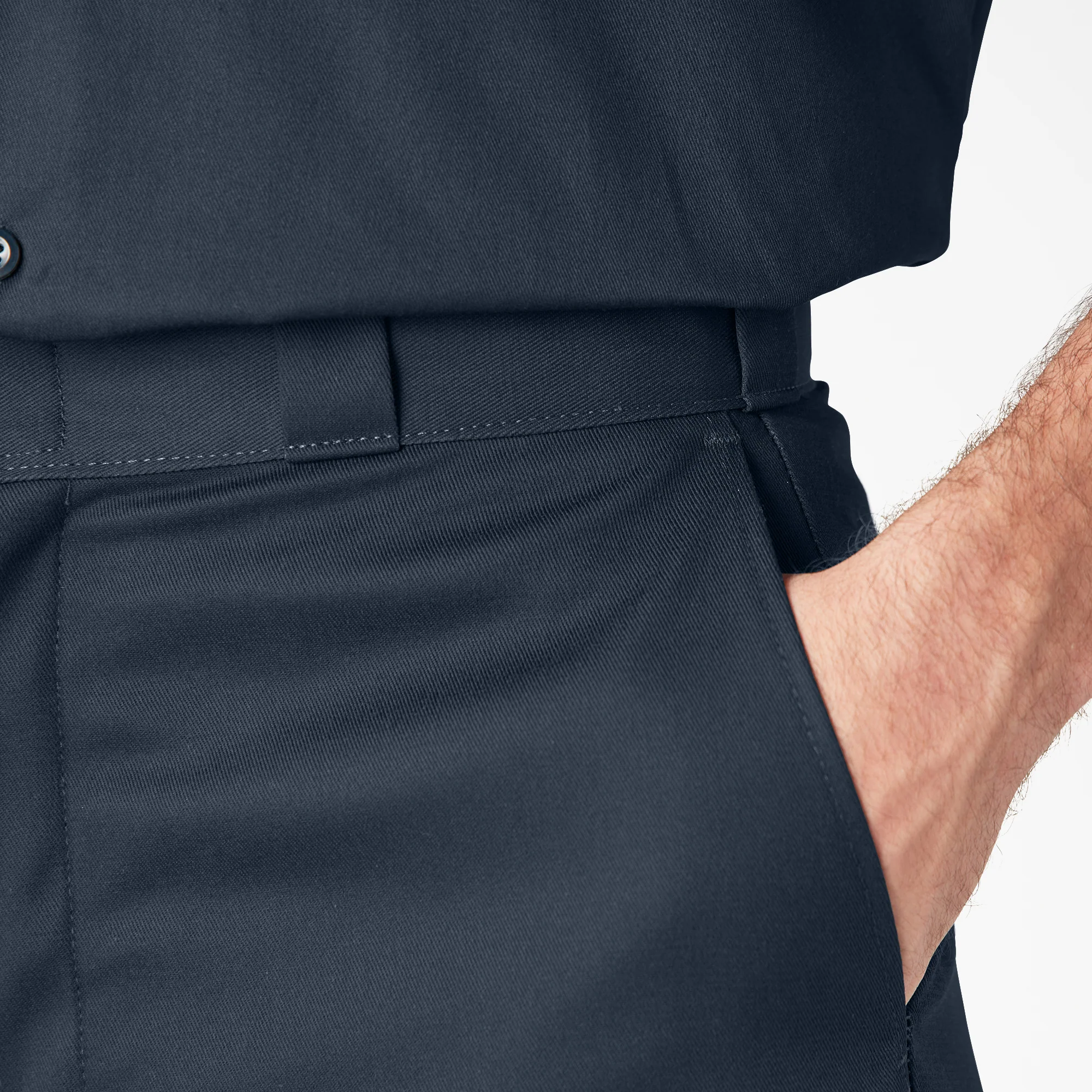 Loose Fit Flat Front Work Shorts, 13" - Image 6