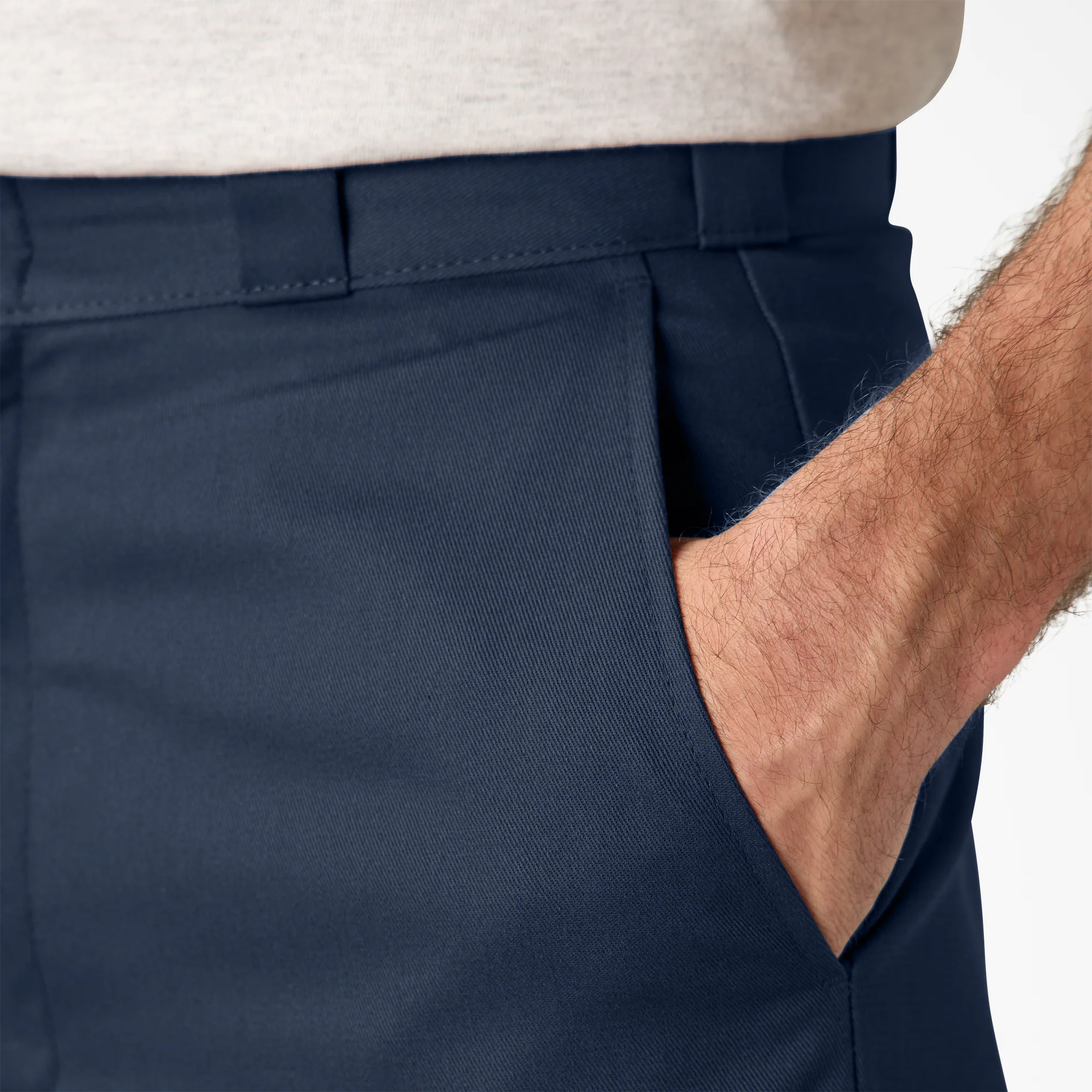 Loose Fit Flat Front Work Shorts, 13" - Image 11