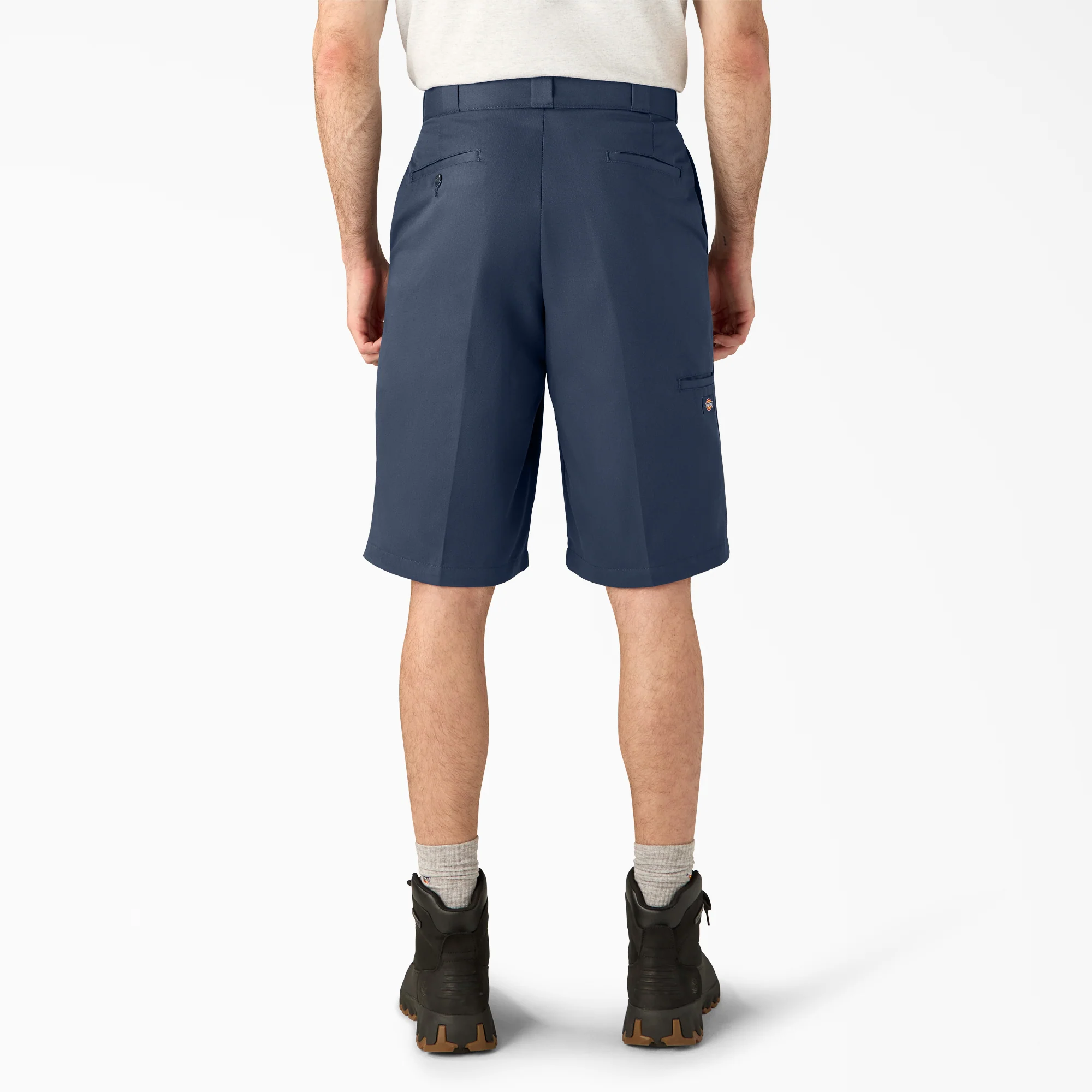 Loose Fit Flat Front Work Shorts, 13" - Image 2