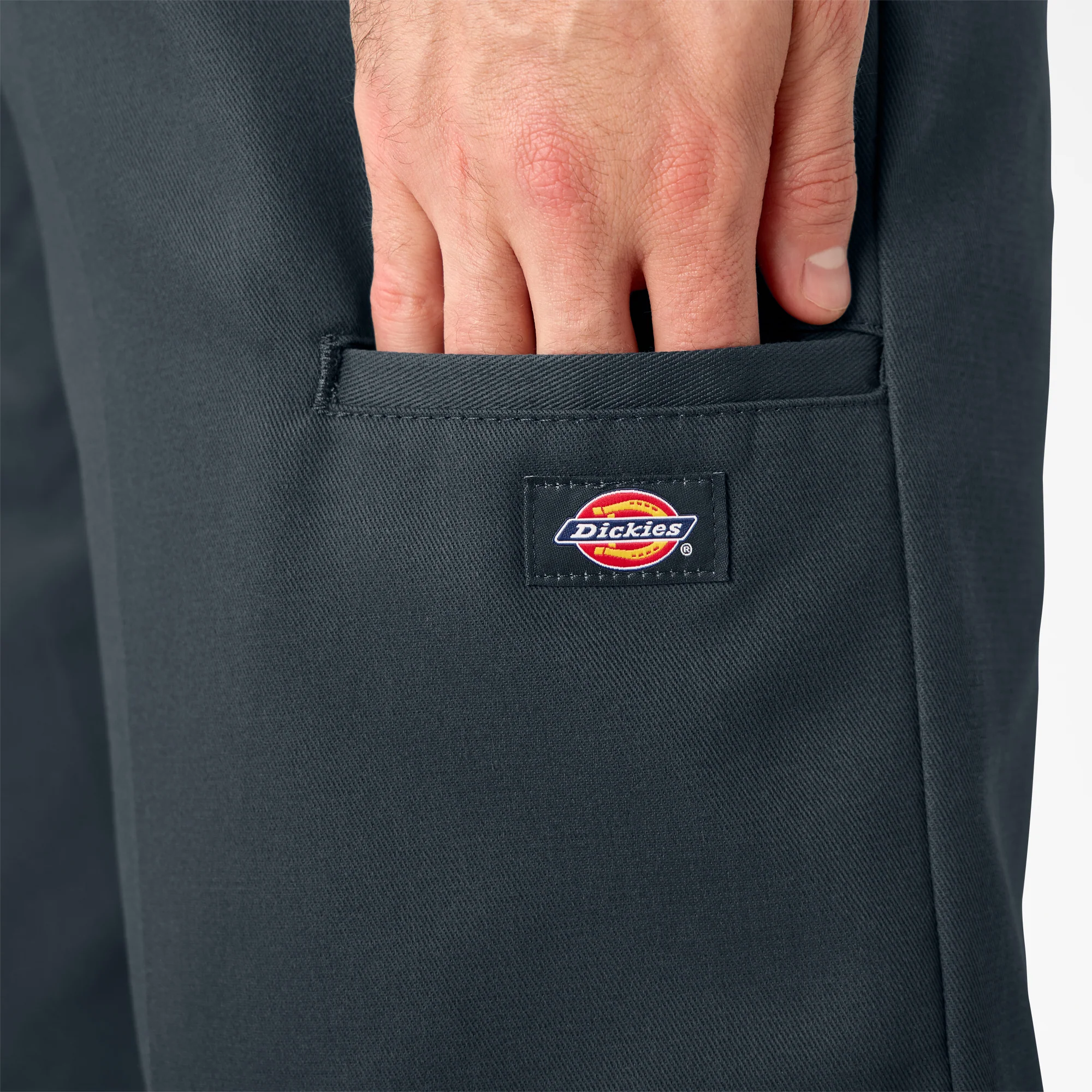 Loose Fit Flat Front Work Shorts, 13" - Image 8