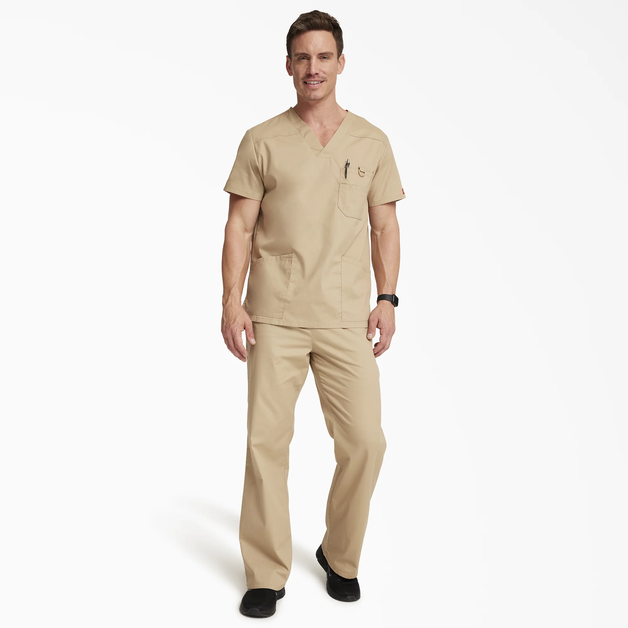 Men's EDS Signature V-Neck Scrub Top - Image 5