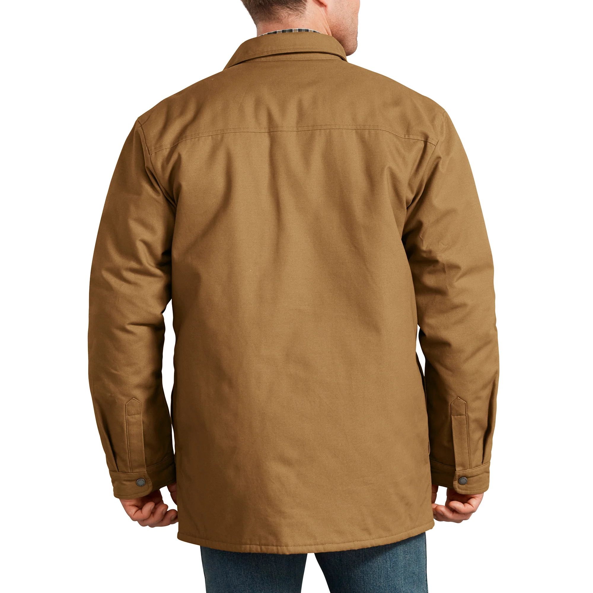 Plaid Lined Shirt Jacket - Image 2