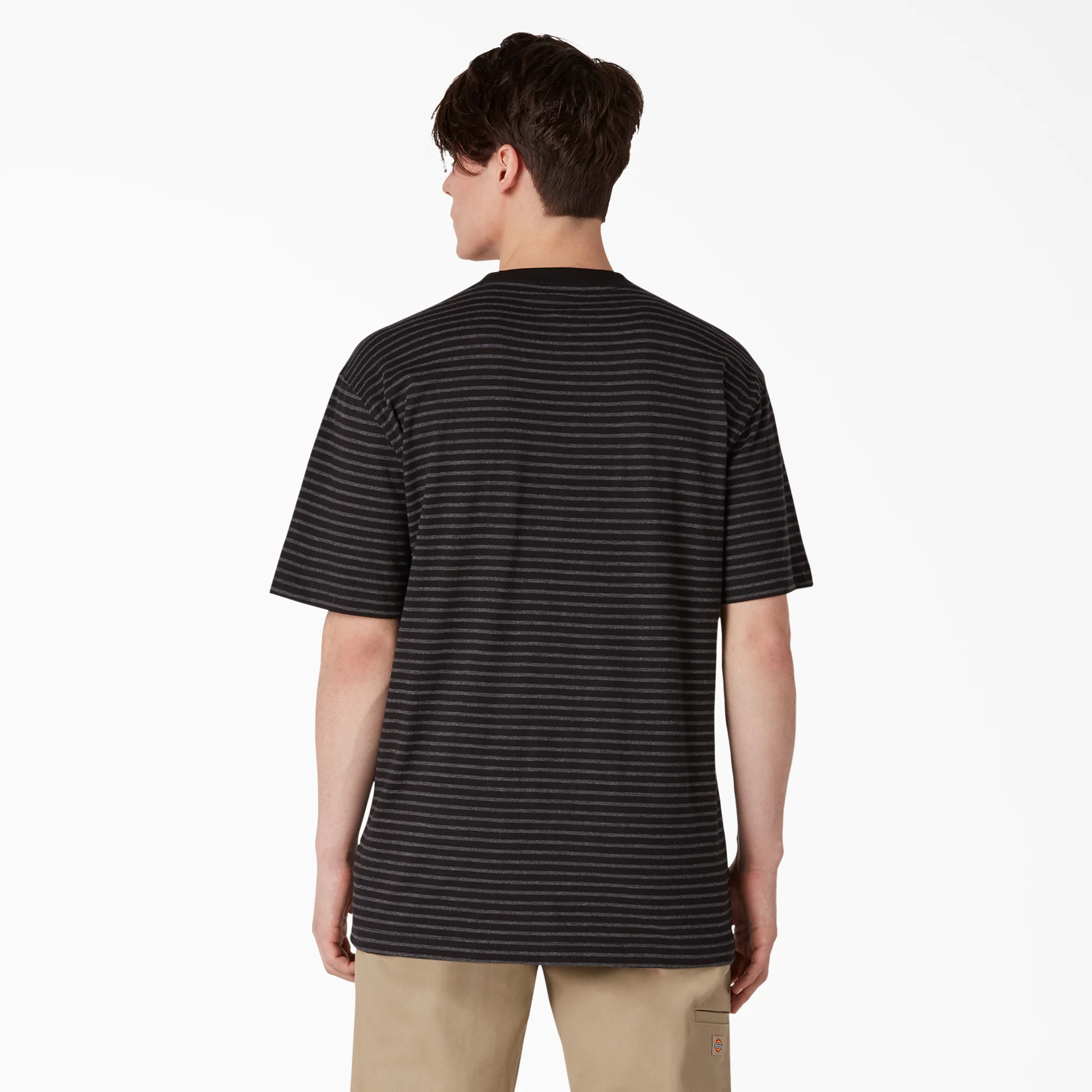 Regular Fit Striped Pocket T-Shirt - Image 2