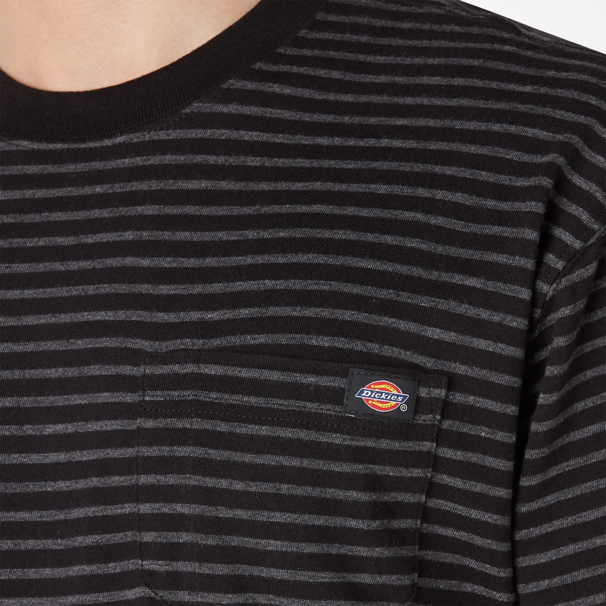 Regular Fit Striped Pocket T-Shirt - Image 4