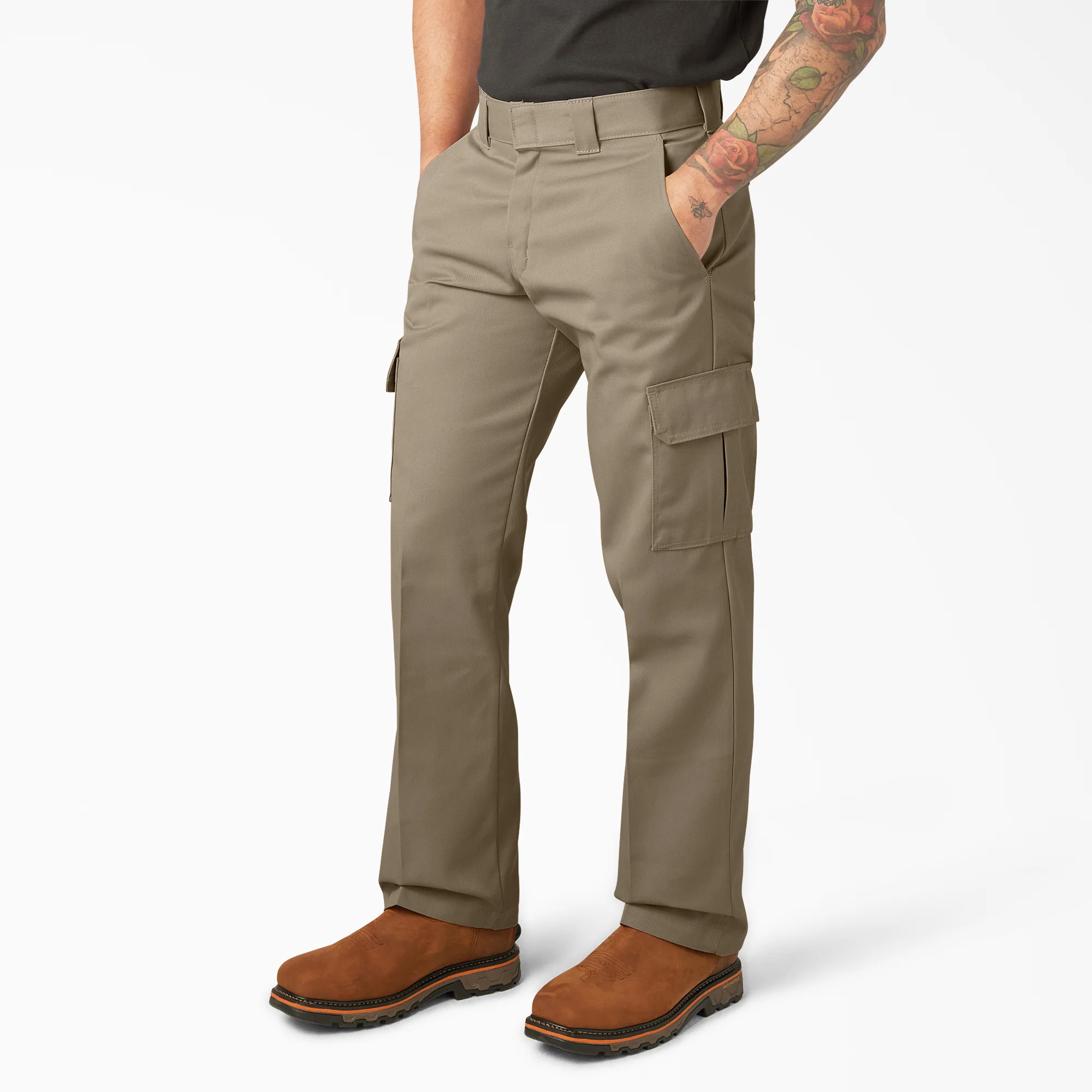 Relaxed Fit Cargo Work Pants - Image 3