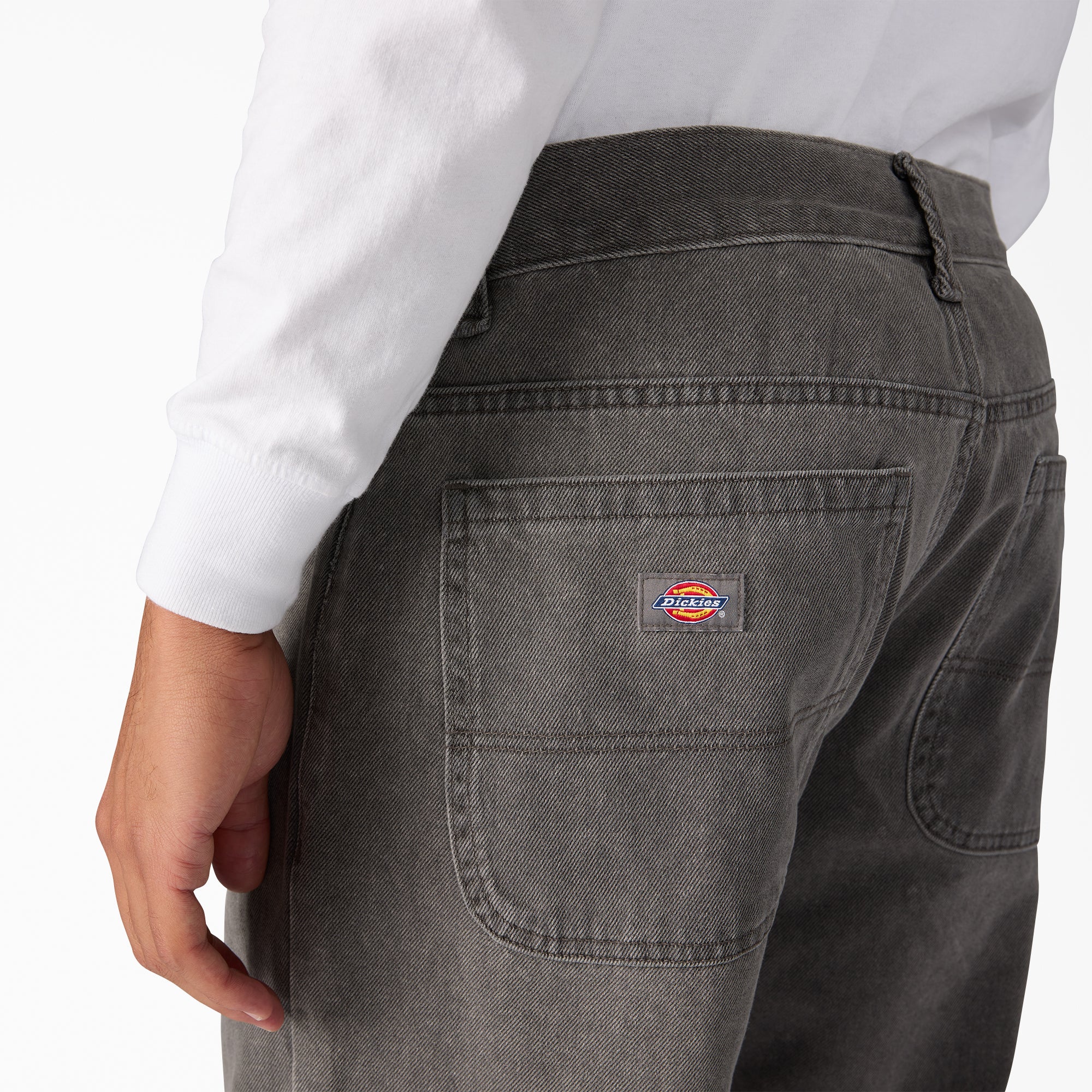 Relaxed Fit Double Knee Jeans - Image 5