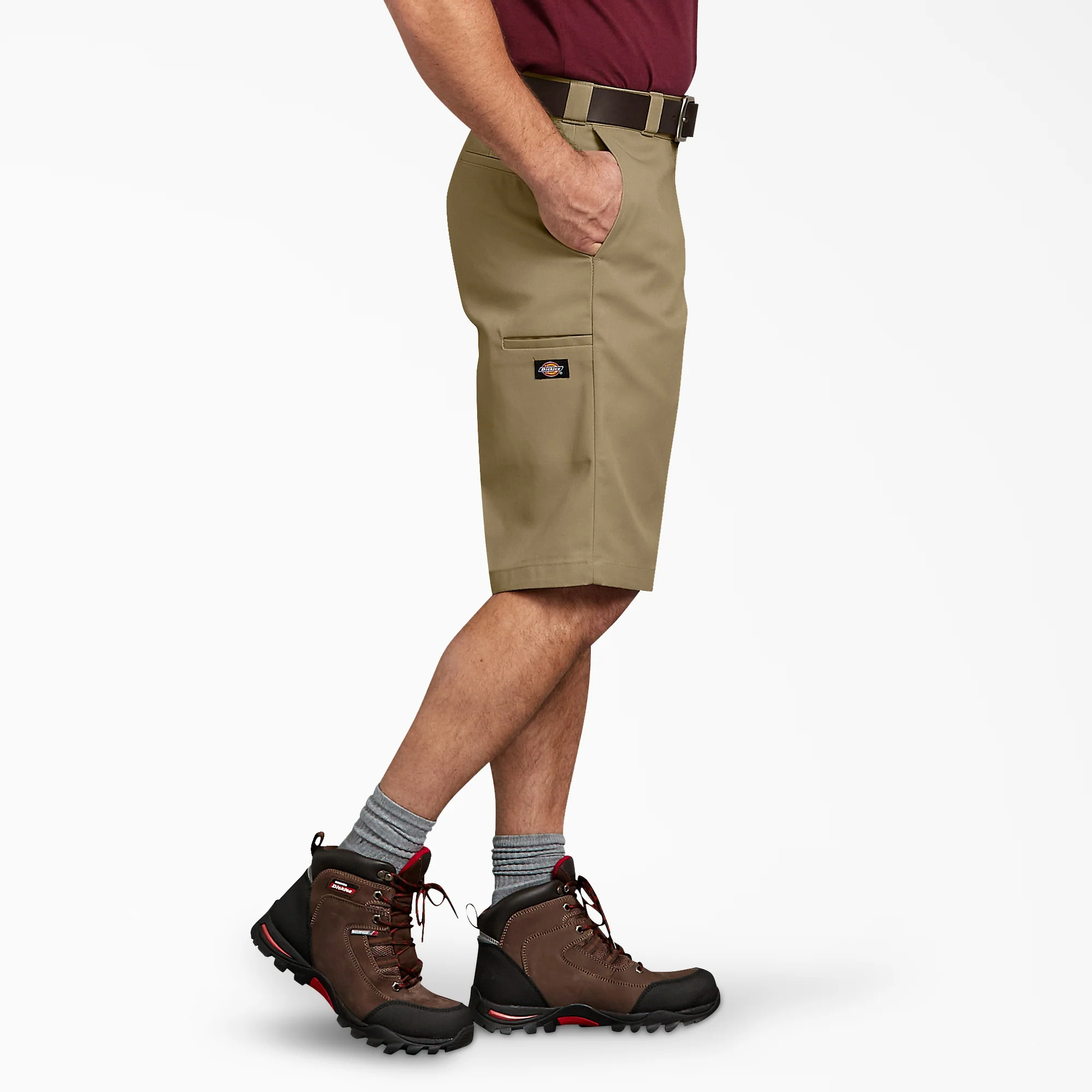 Relaxed Fit Multi-Use Pocket Work Shorts, 13" - Image 3