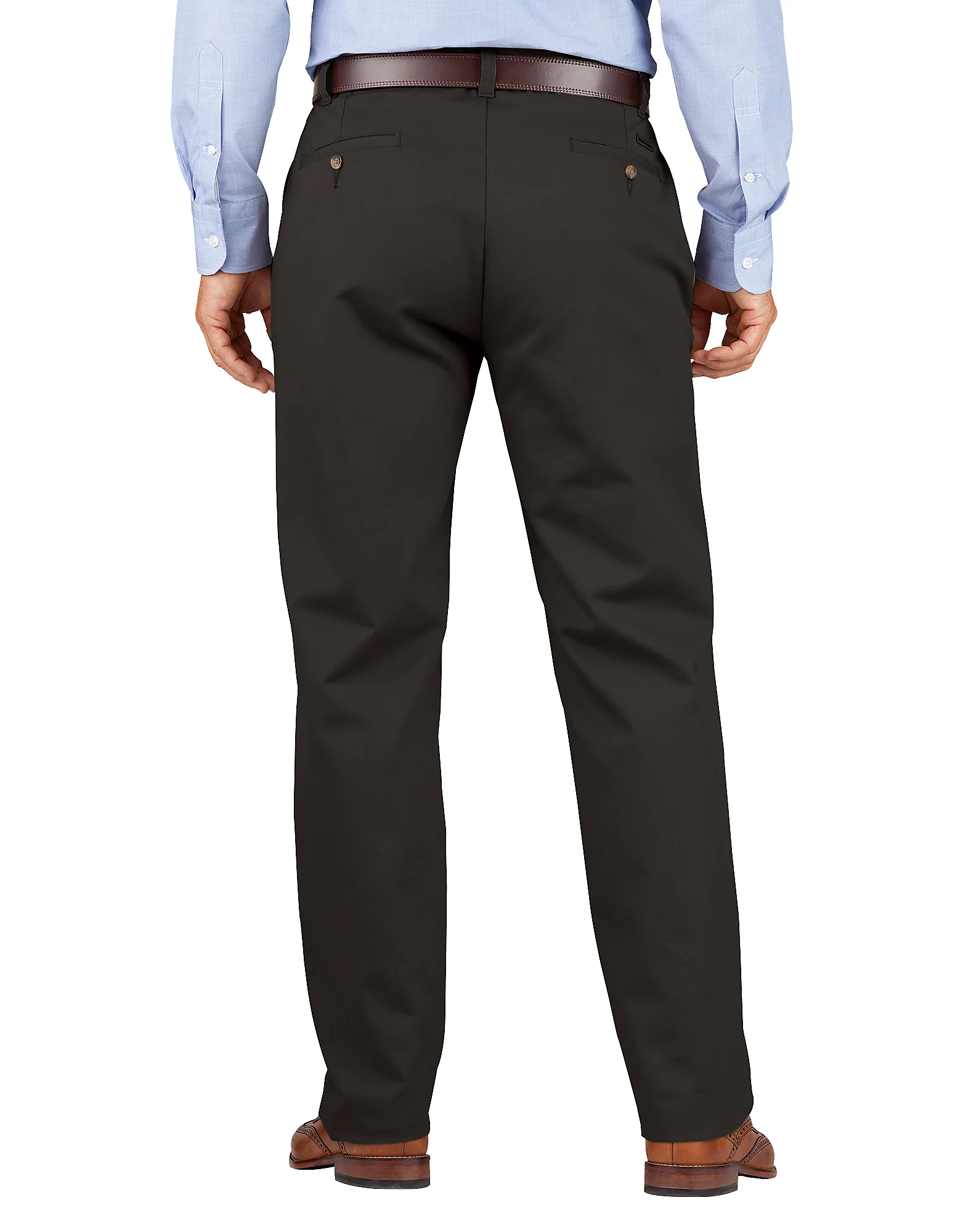 Relaxed Fit Tapered Leg Comfort Waist Khaki Pants - Image 2