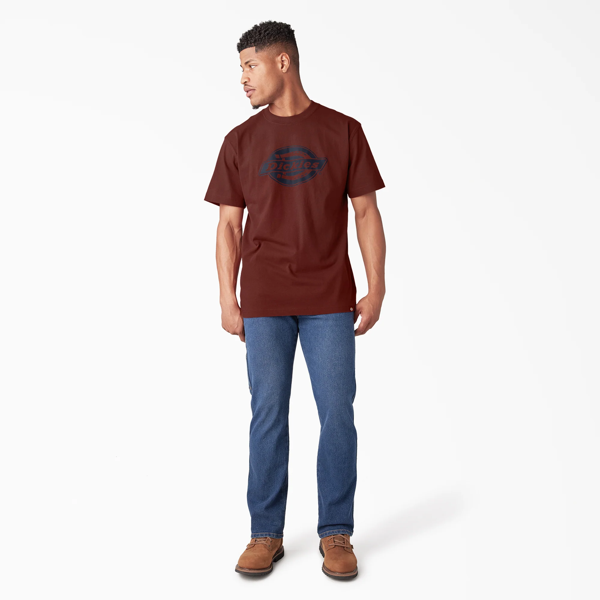 Short Sleeve Heavyweight Logo T-Shirt - Image 5