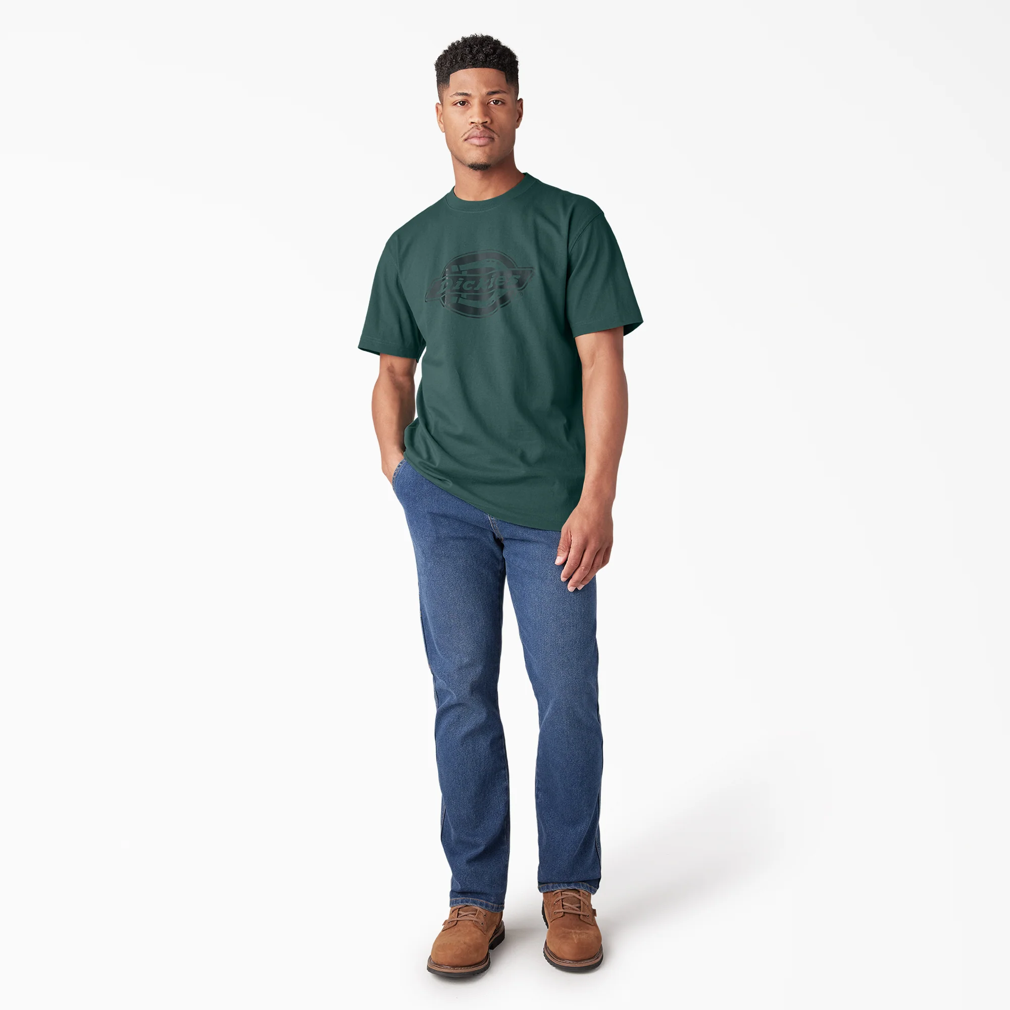 Short Sleeve Heavyweight Logo T-Shirt - Image 5
