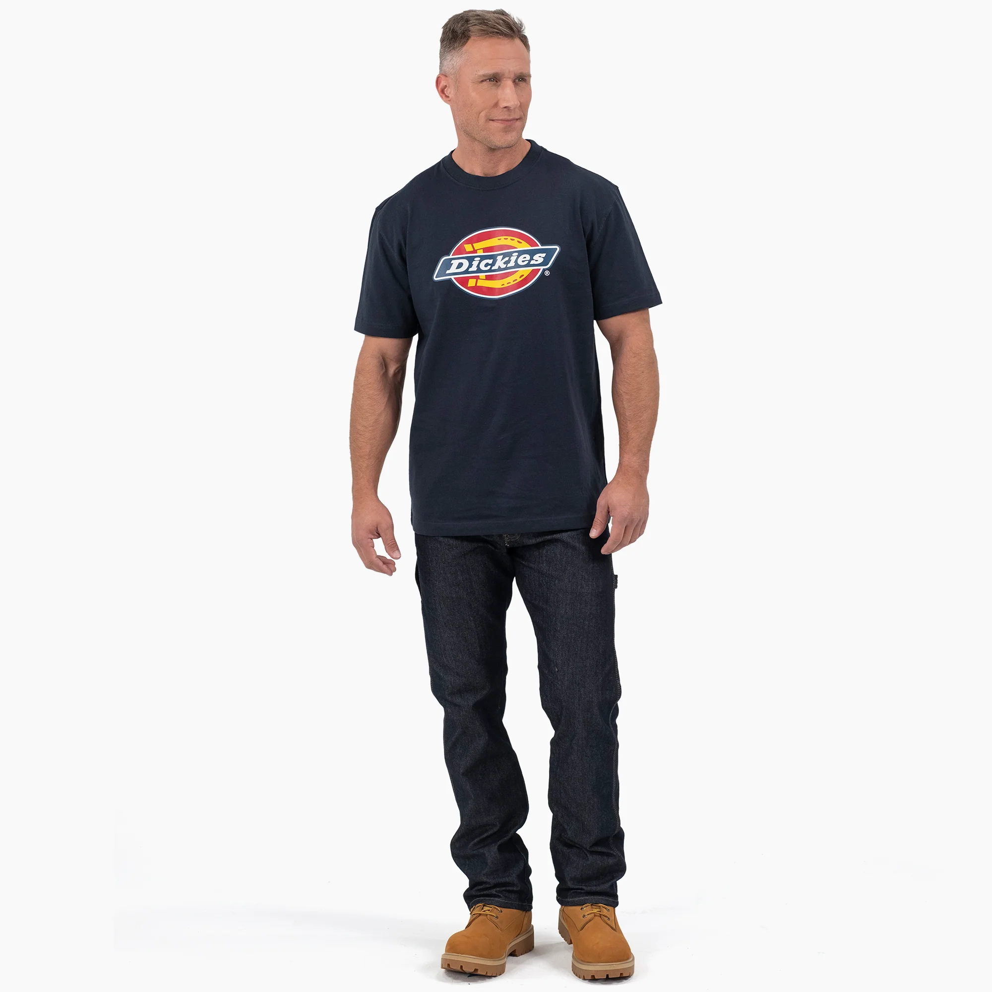 Short Sleeve Tri-Color Logo Graphic T-Shirt - Image 4