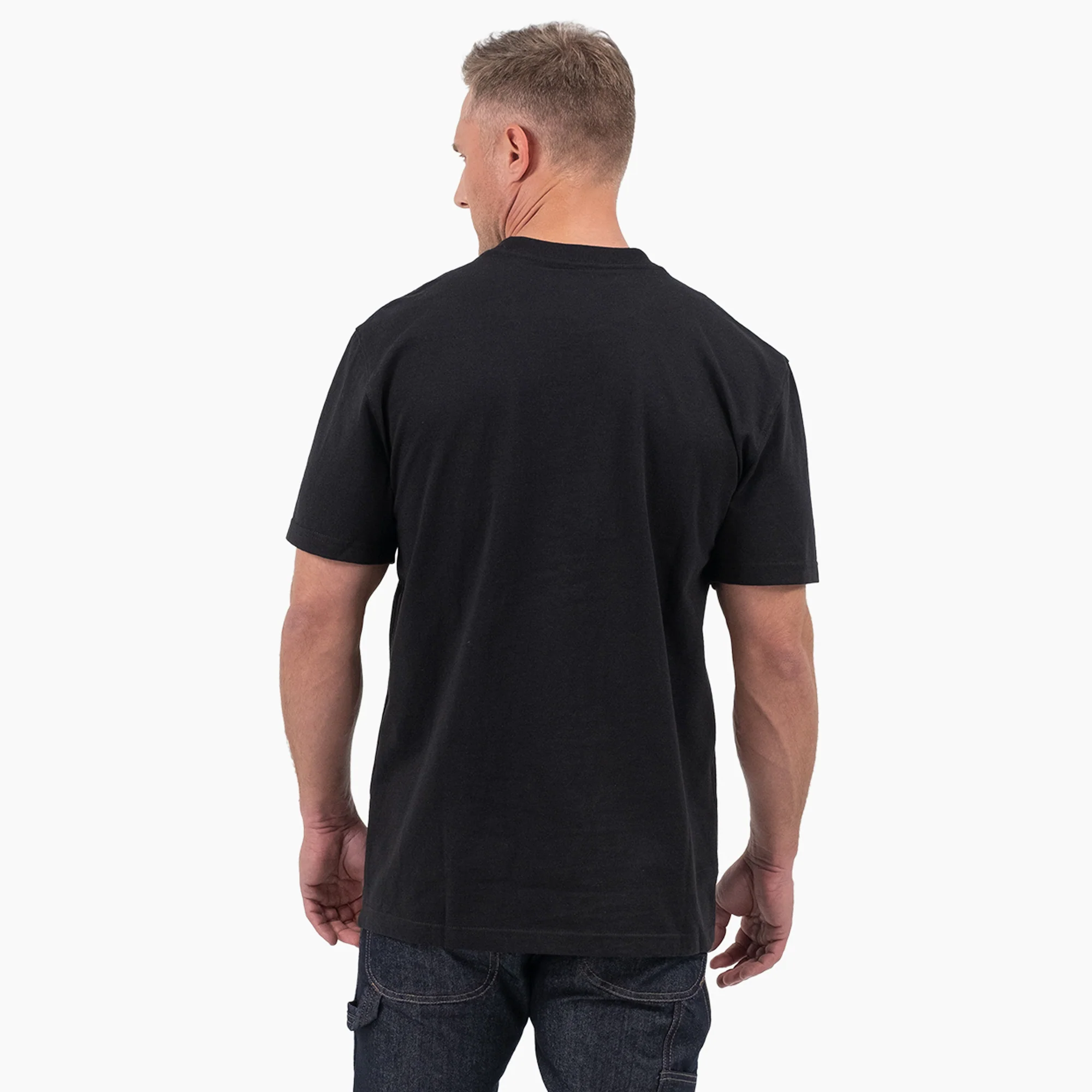 Short Sleeve Tri-Color Logo Graphic T-Shirt - Image 2