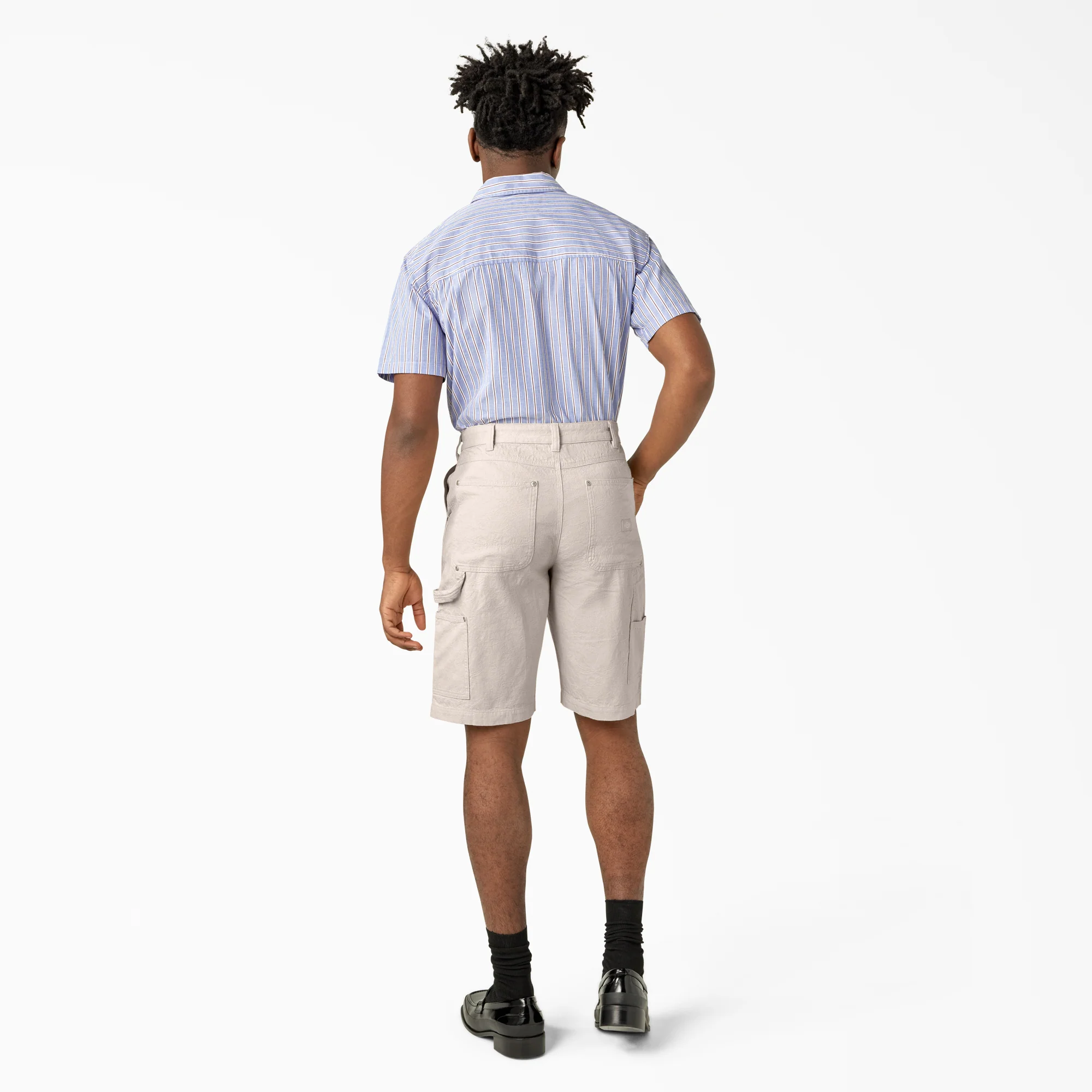 Tonal Jacquard Painter's Shorts, 11" - Image 6