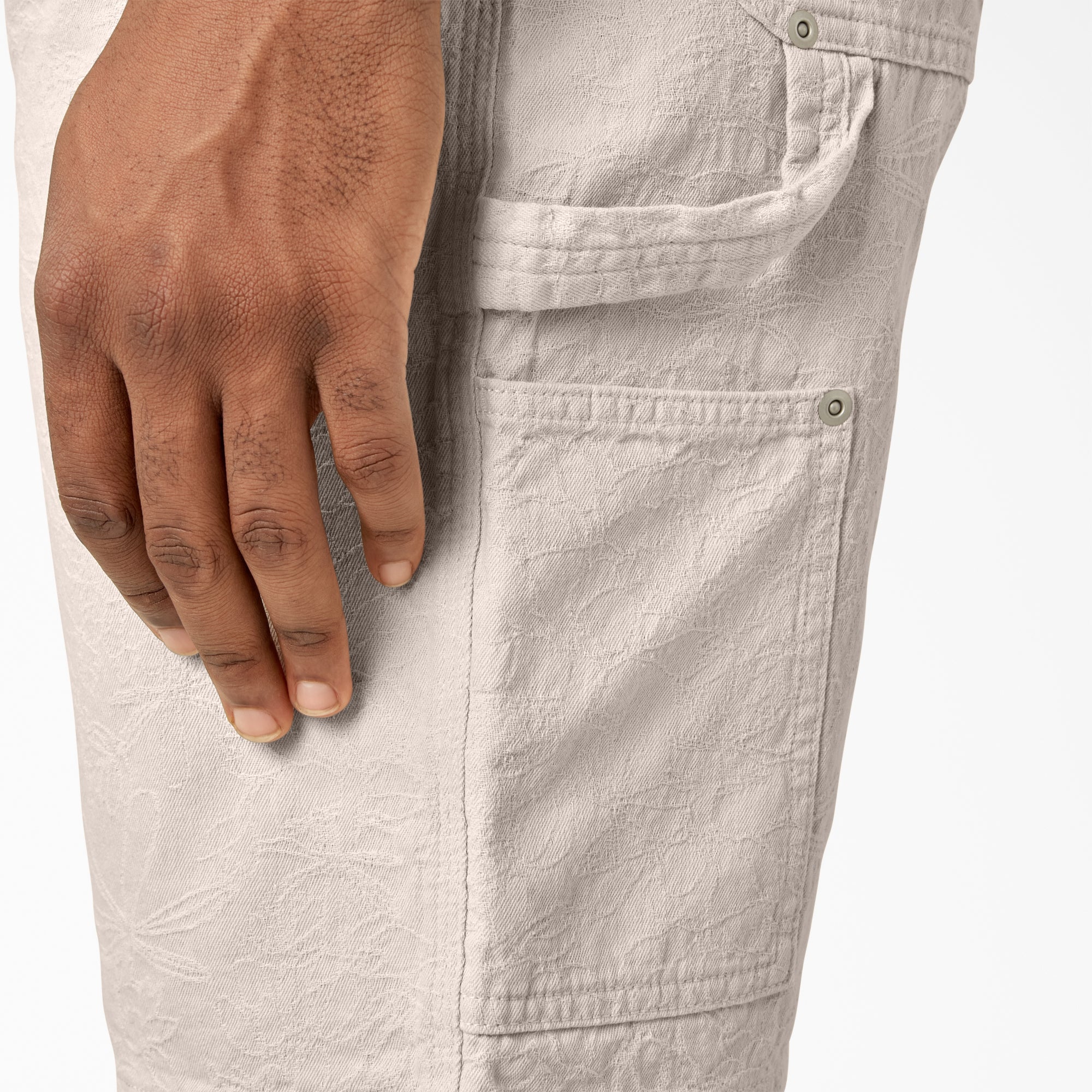 Tonal Jacquard Painter's Shorts, 11" - Image 8