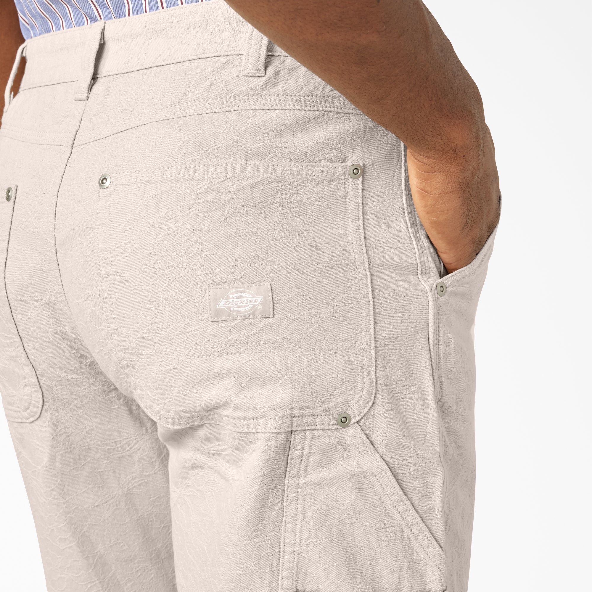 Tonal Jacquard Painter's Shorts, 11" - Image 9