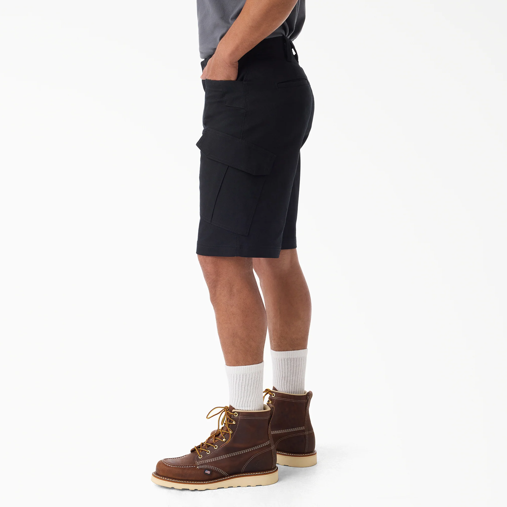 Tradebuilt Duck Canvas Cargo Shorts, 11" - Image 3