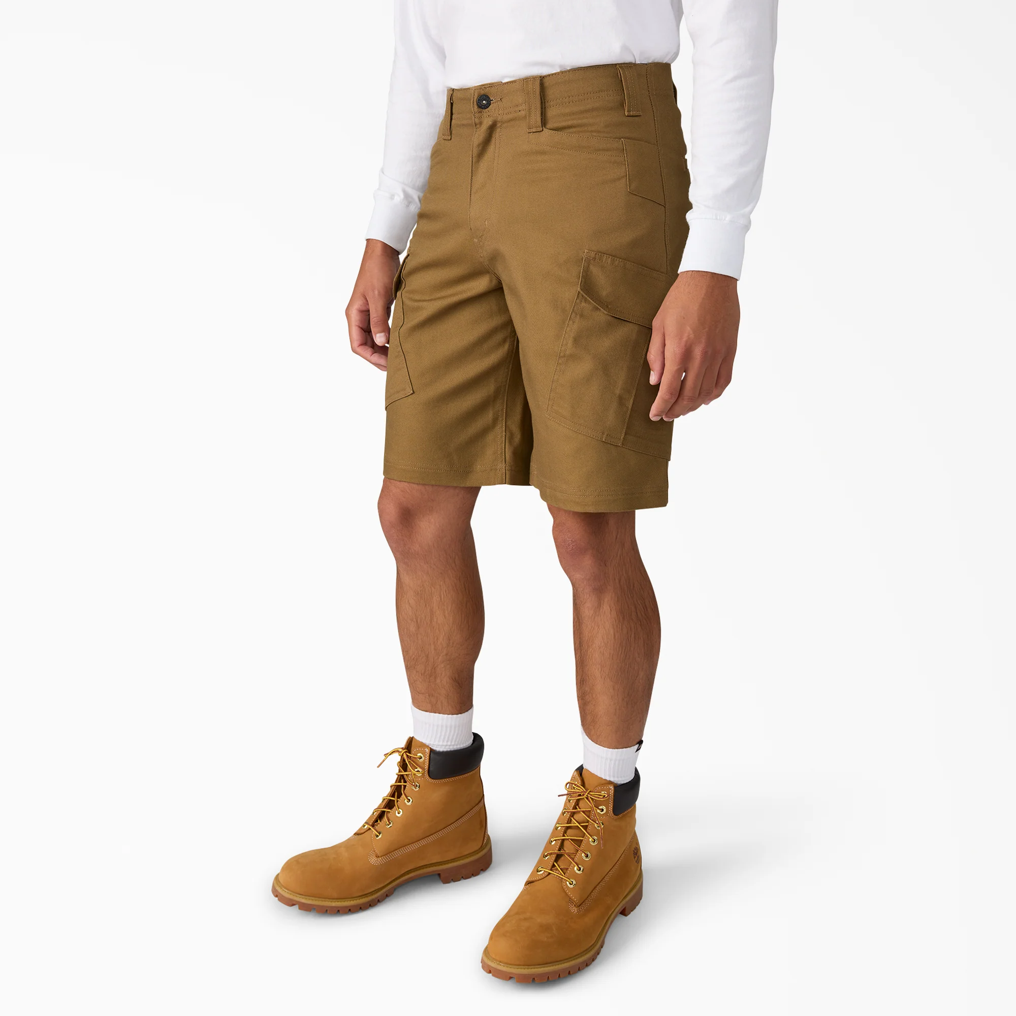 Tradebuilt Duck Canvas Cargo Shorts, 11" - Image 3