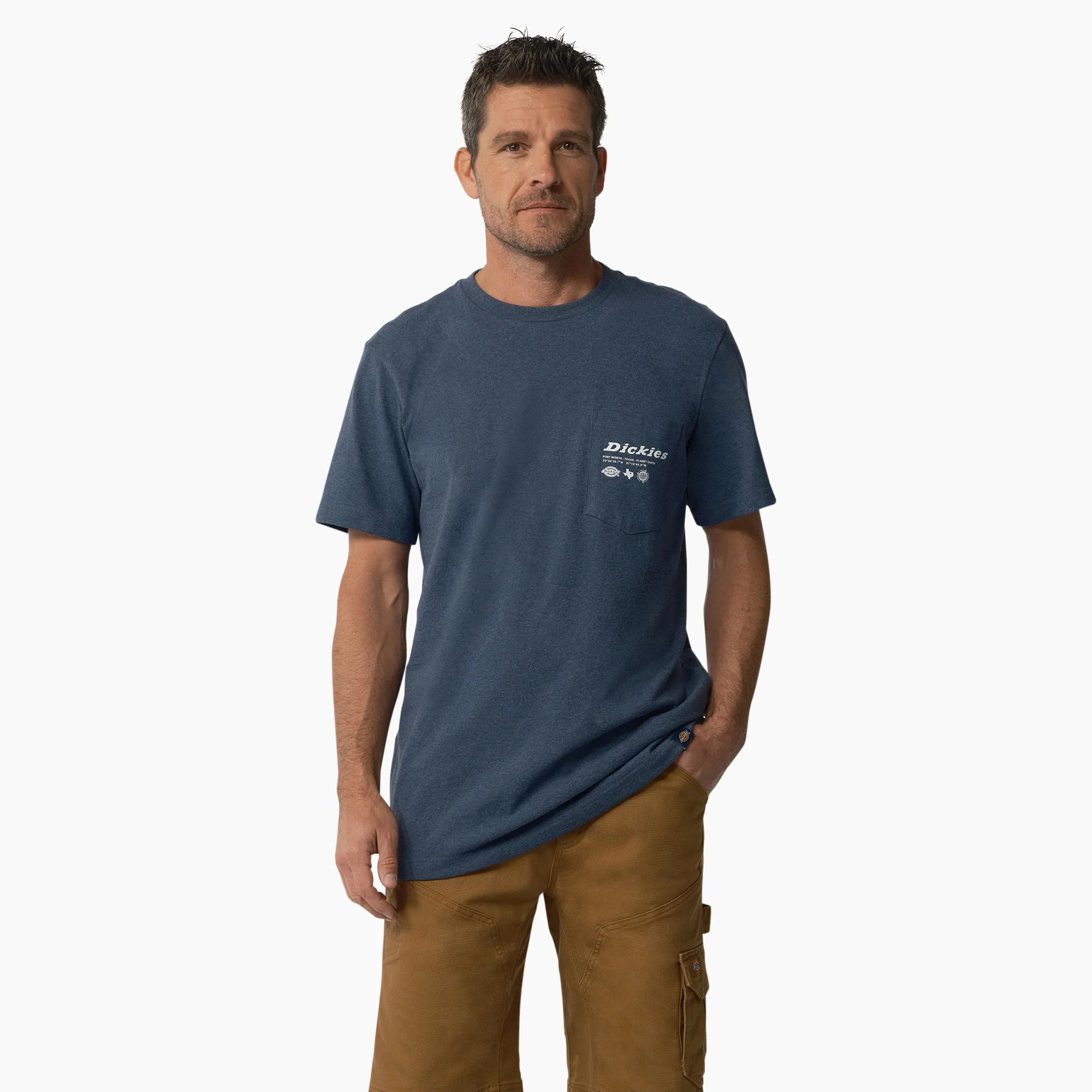 United By Work Graphic Pocket T-Shirt - Image 2