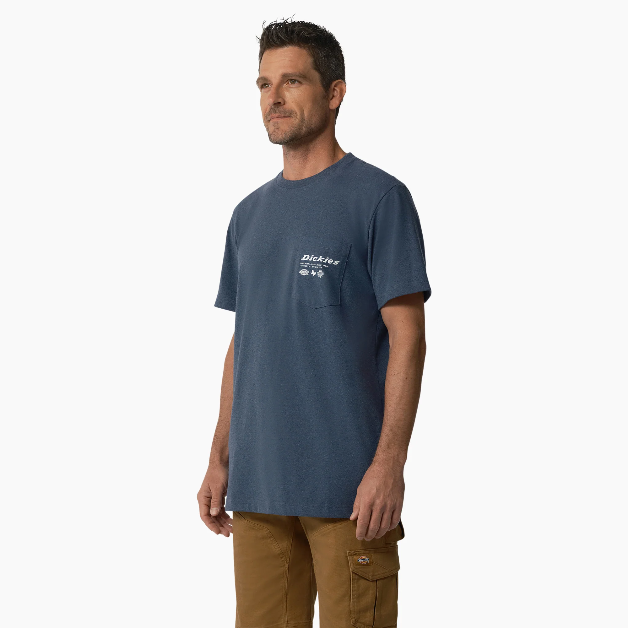 United By Work Graphic Pocket T-Shirt - Image 3