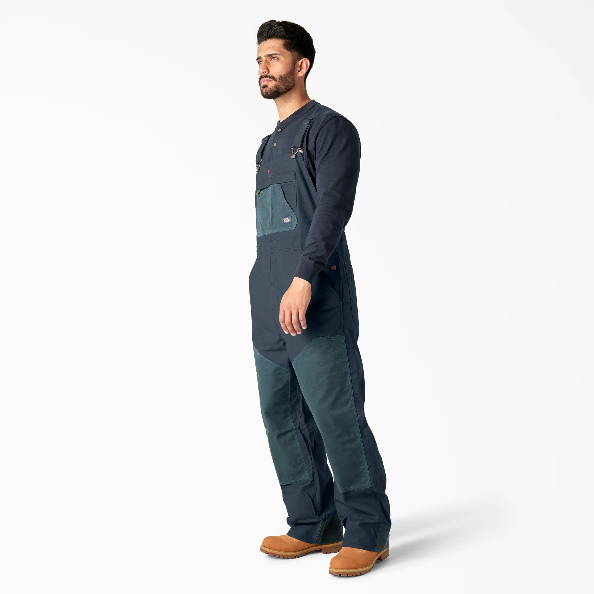 Waxed Canvas Double Front Bib Overalls - Image 3